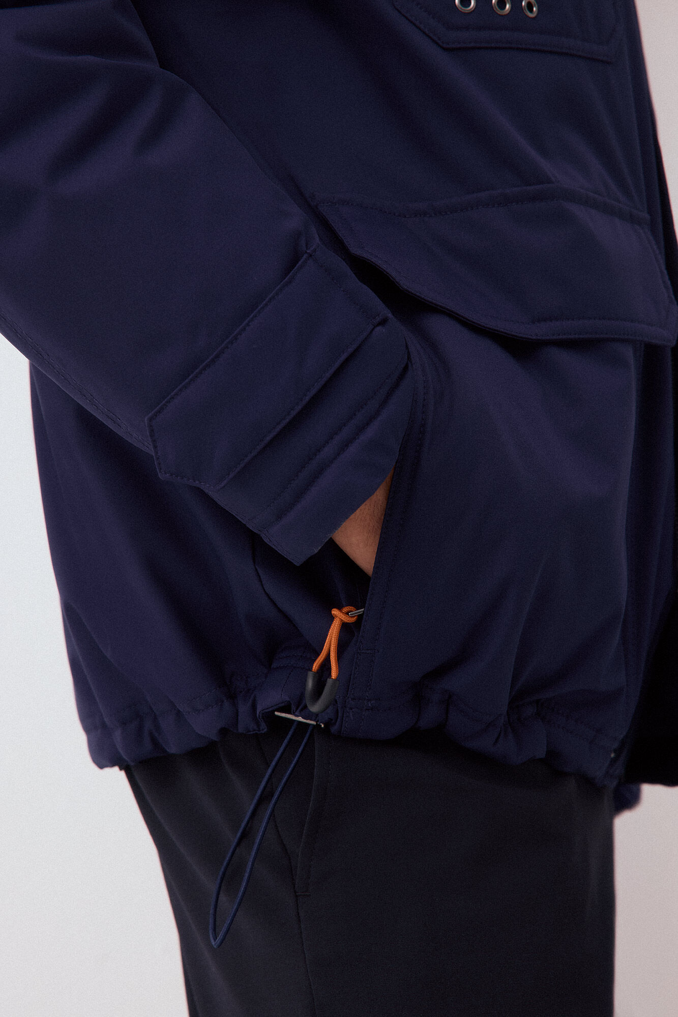 Pedro del Hierro Four-pocket field jacket Blue