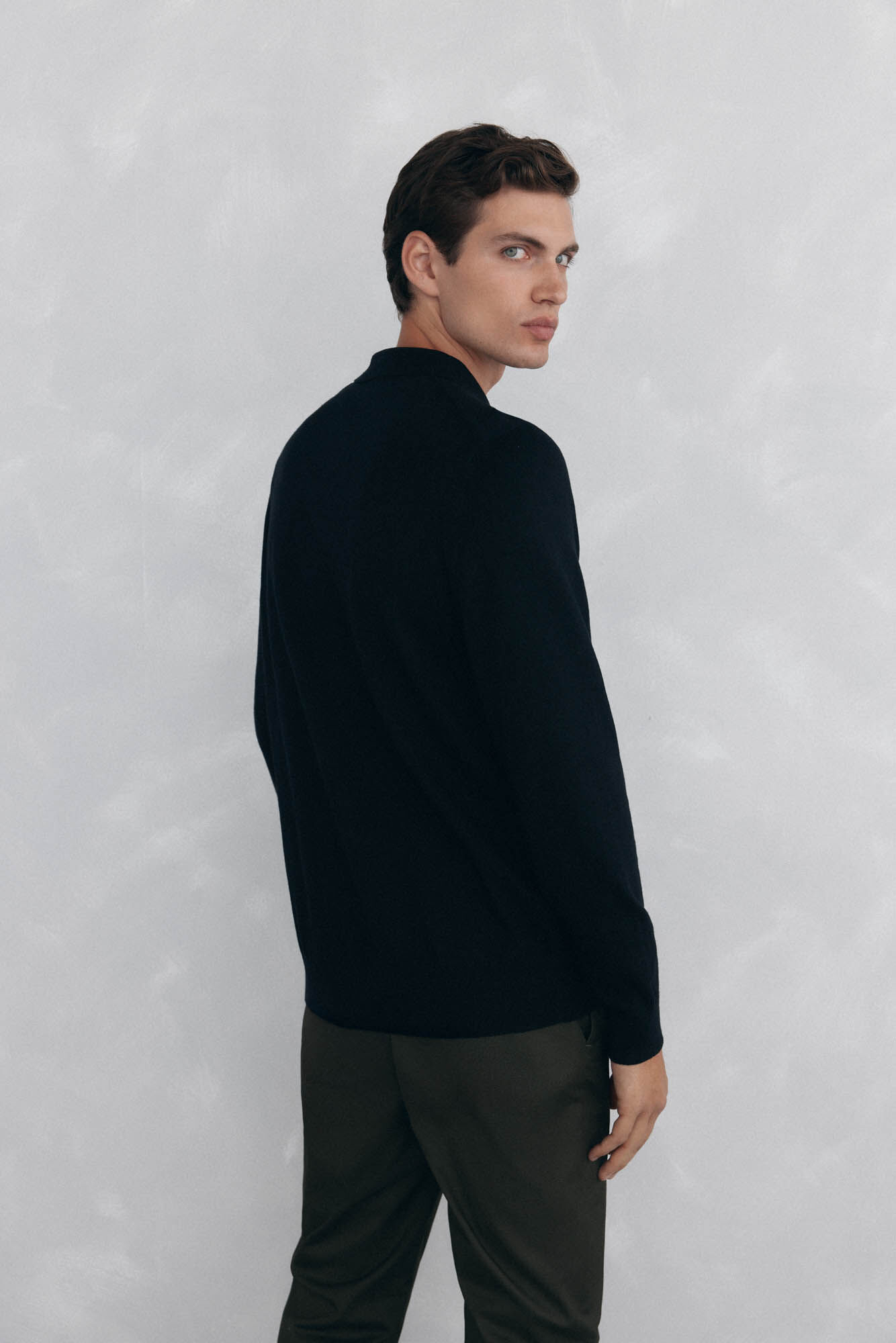 Pedro del Hierro Polo-neck jumper Black