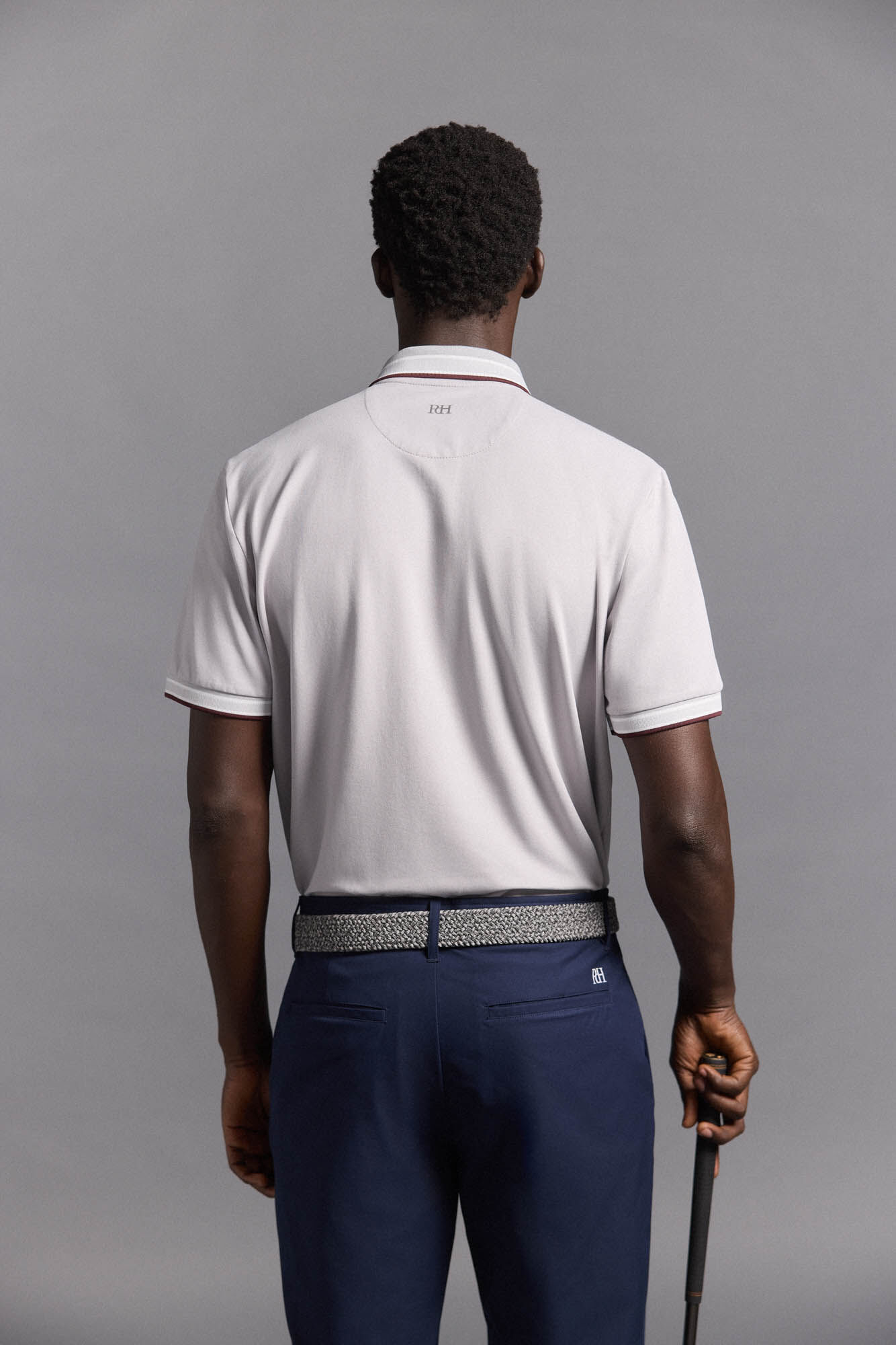 Pedro del Hierro Plain golf polo Grey