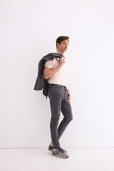 Pedro del Hierro Slim fit 5-pocket trousers Grey