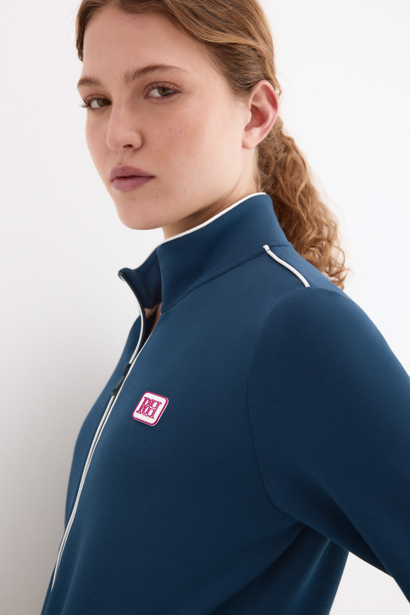 Pedro del Hierro Soft touch sweatshirt Blue