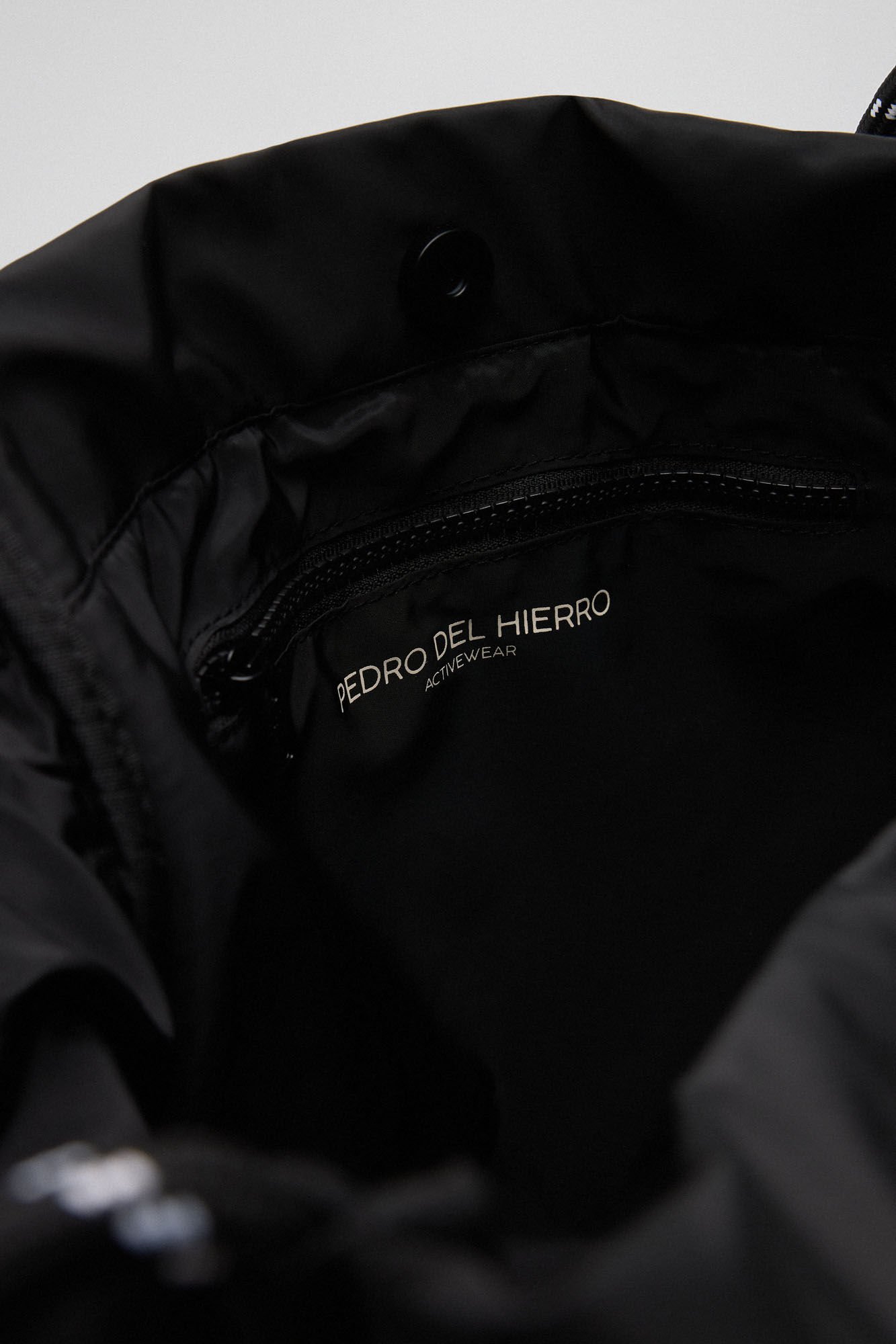 Pedro del Hierro Bolsa esportiva com cord&atilde;o Preto