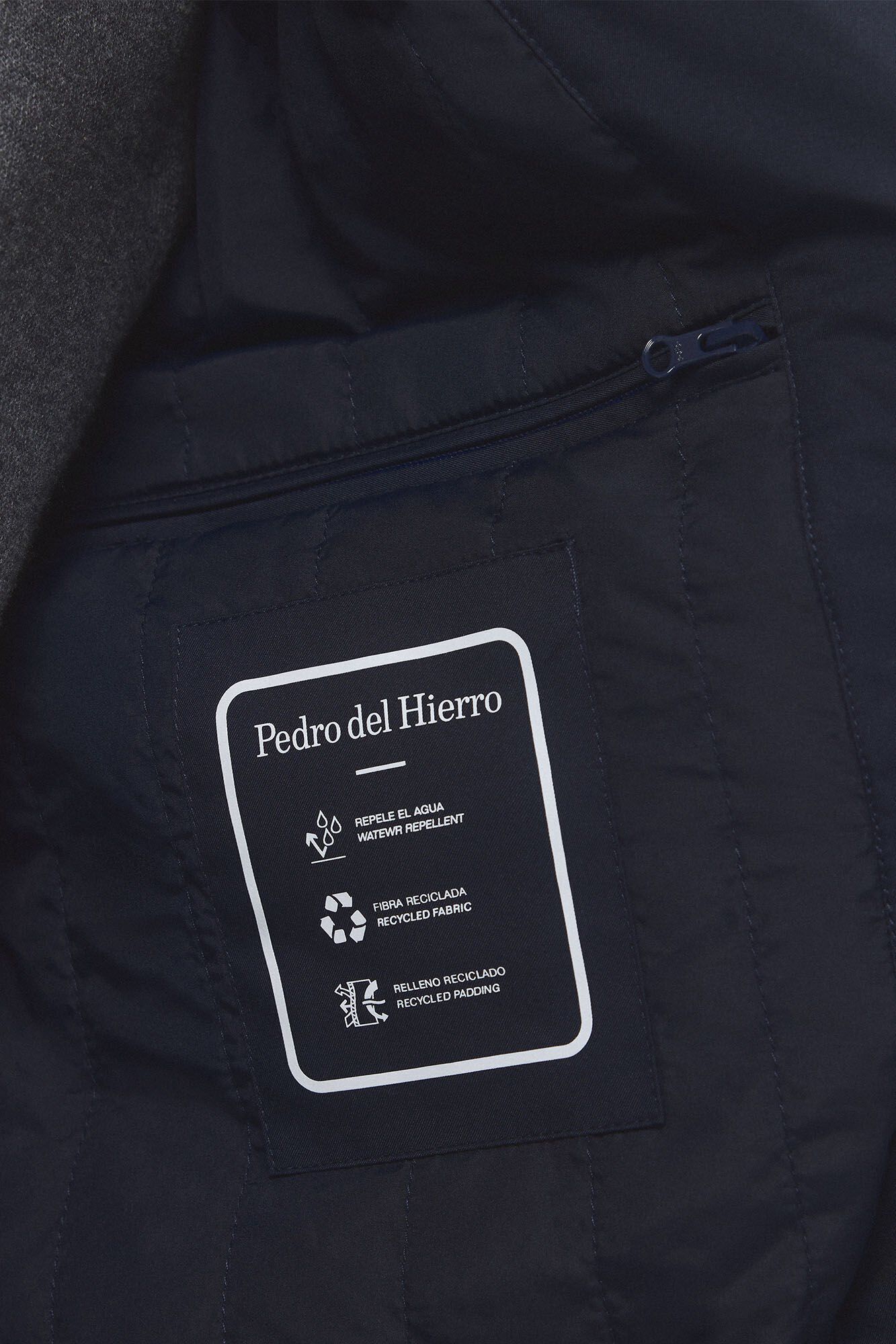Pedro del Hierro Jacket with four pockets Blue