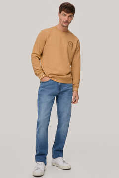 Pedro del Hierro Super-soft regular fit jeans Blue