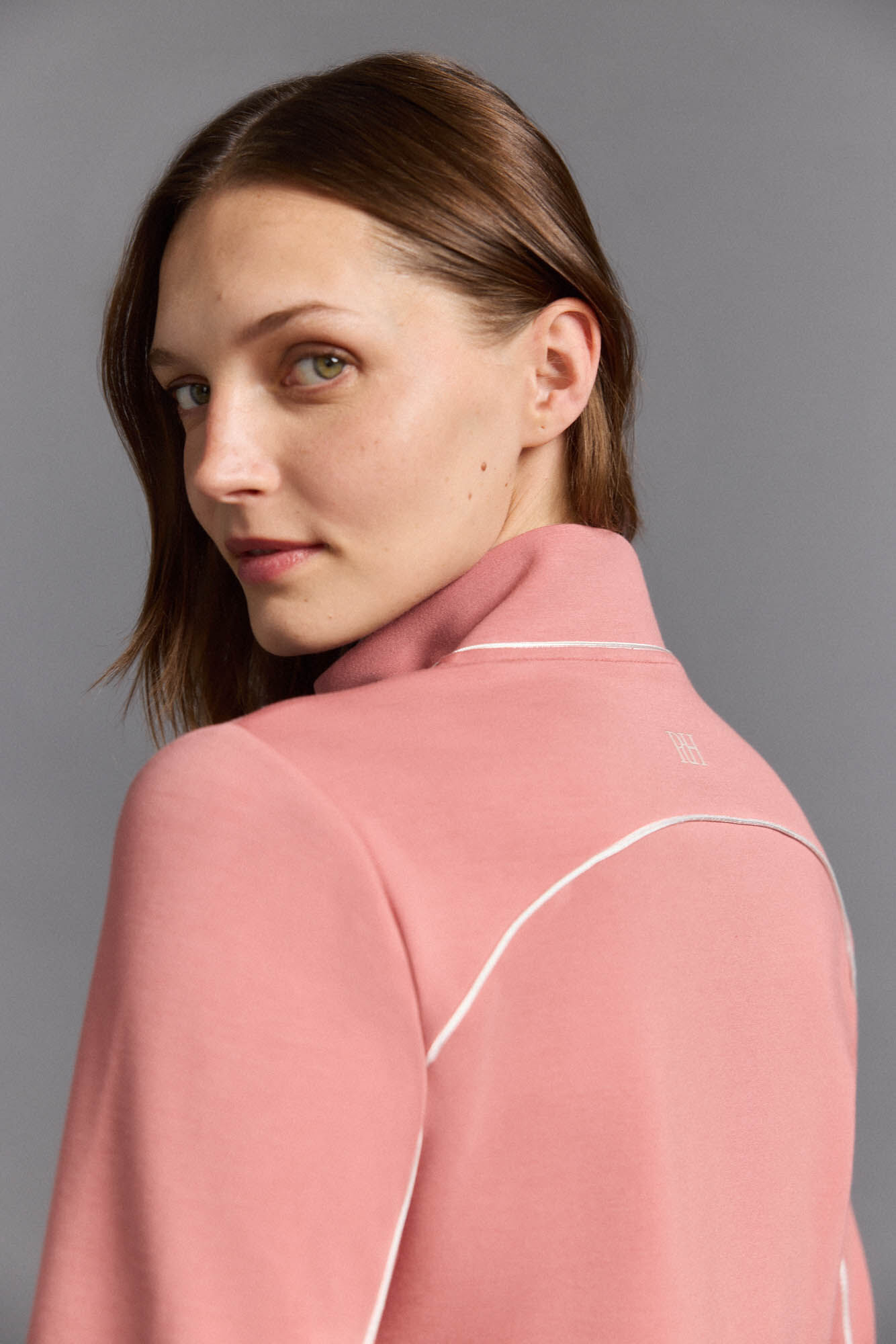 Pedro del Hierro Technical golf sweatshirt Pink