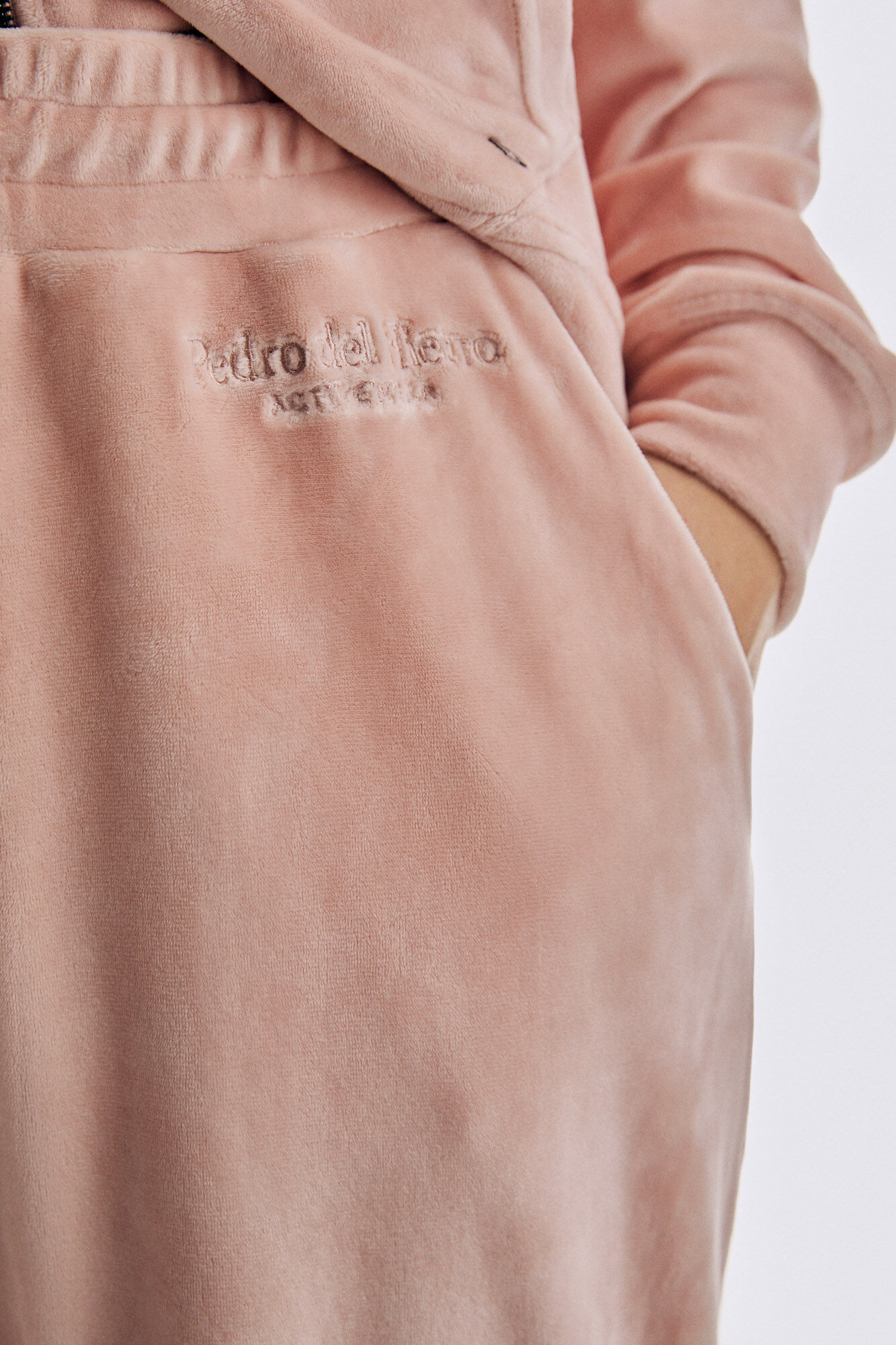 Pedro del Hierro Velvet culottes Pink