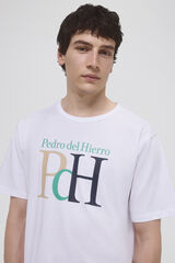 Pedro del Hierro Logo T-shirt White