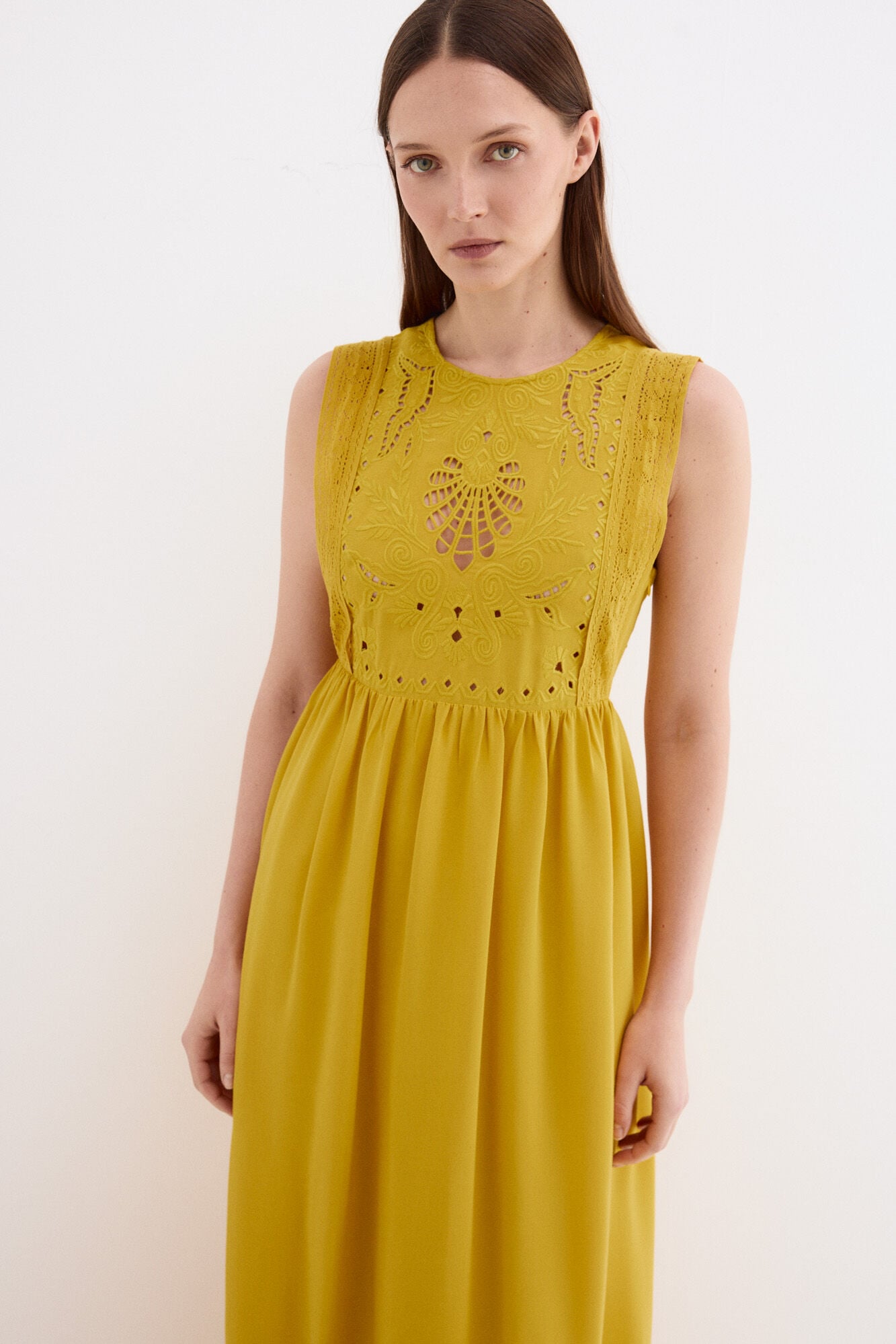 Pedro del Hierro Embroidered romantic dress