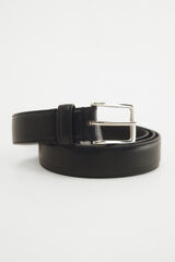 Pedro del Hierro leather dress belt Black