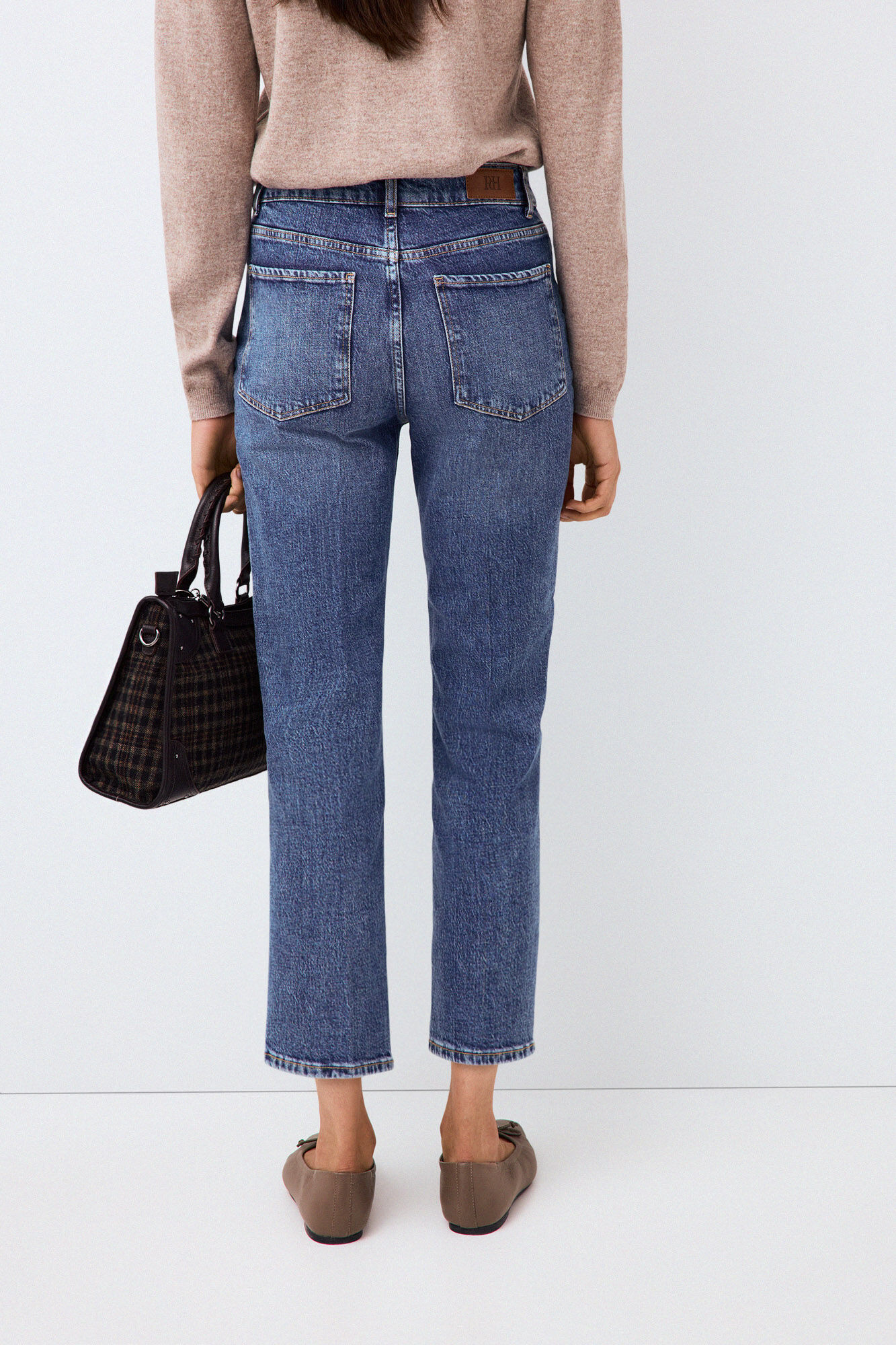 Pedro del Hierro Basic straight jeans Blue