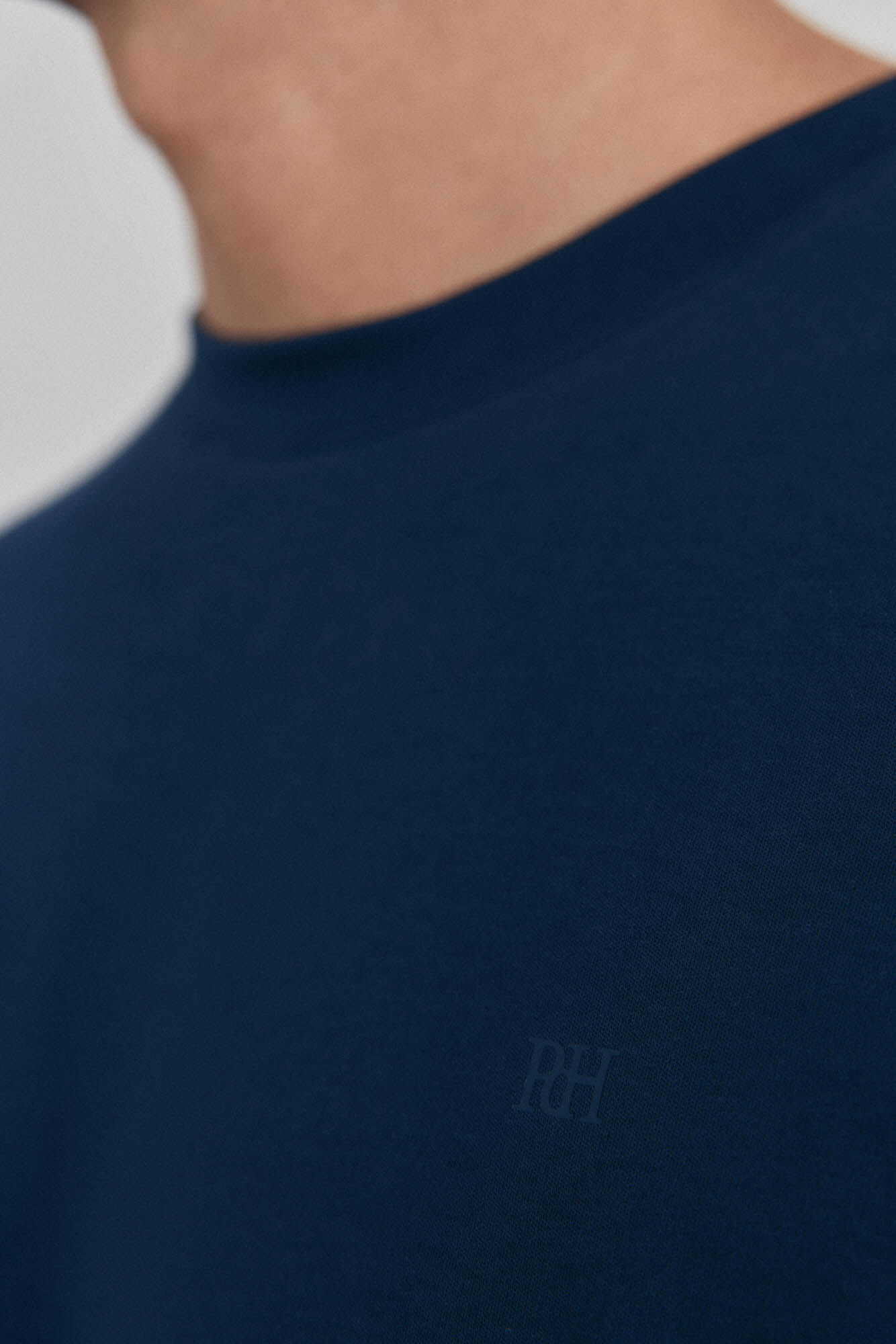 Pedro del Hierro Mercerized T-shirt Blue