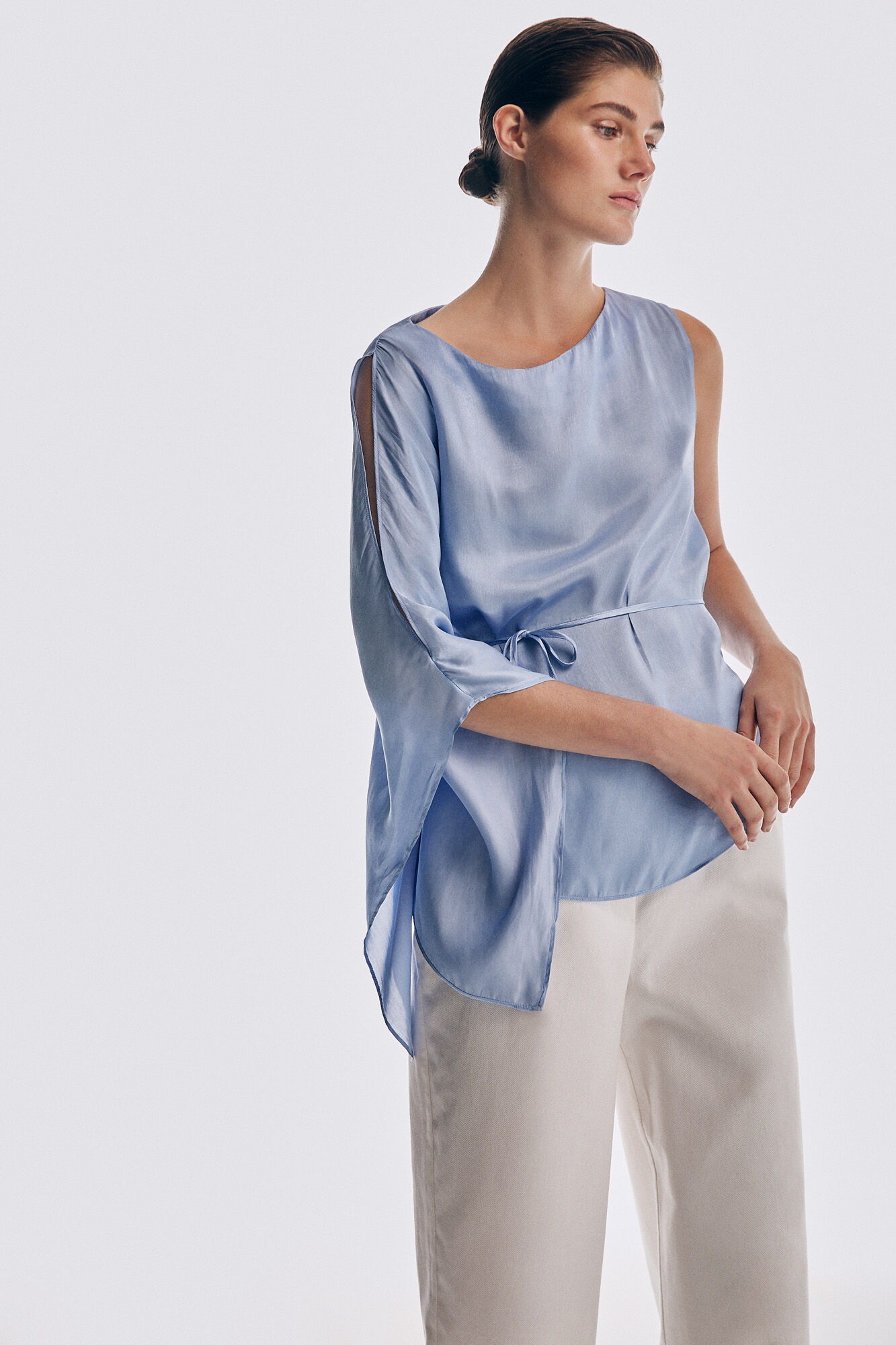 Pedro del Hierro Crew neck top Blue