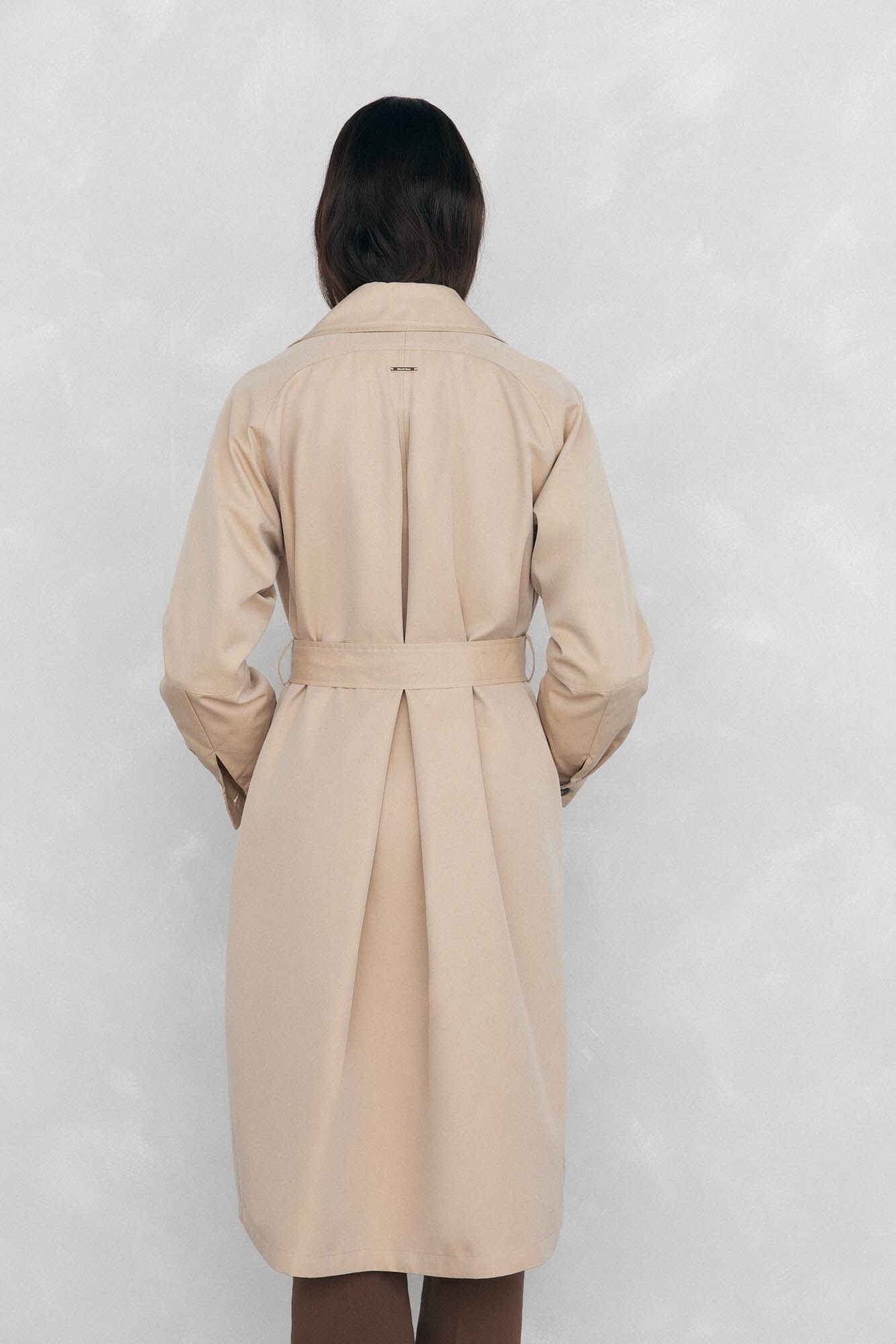 Pedro del Hierro Gabardina comprida Beige