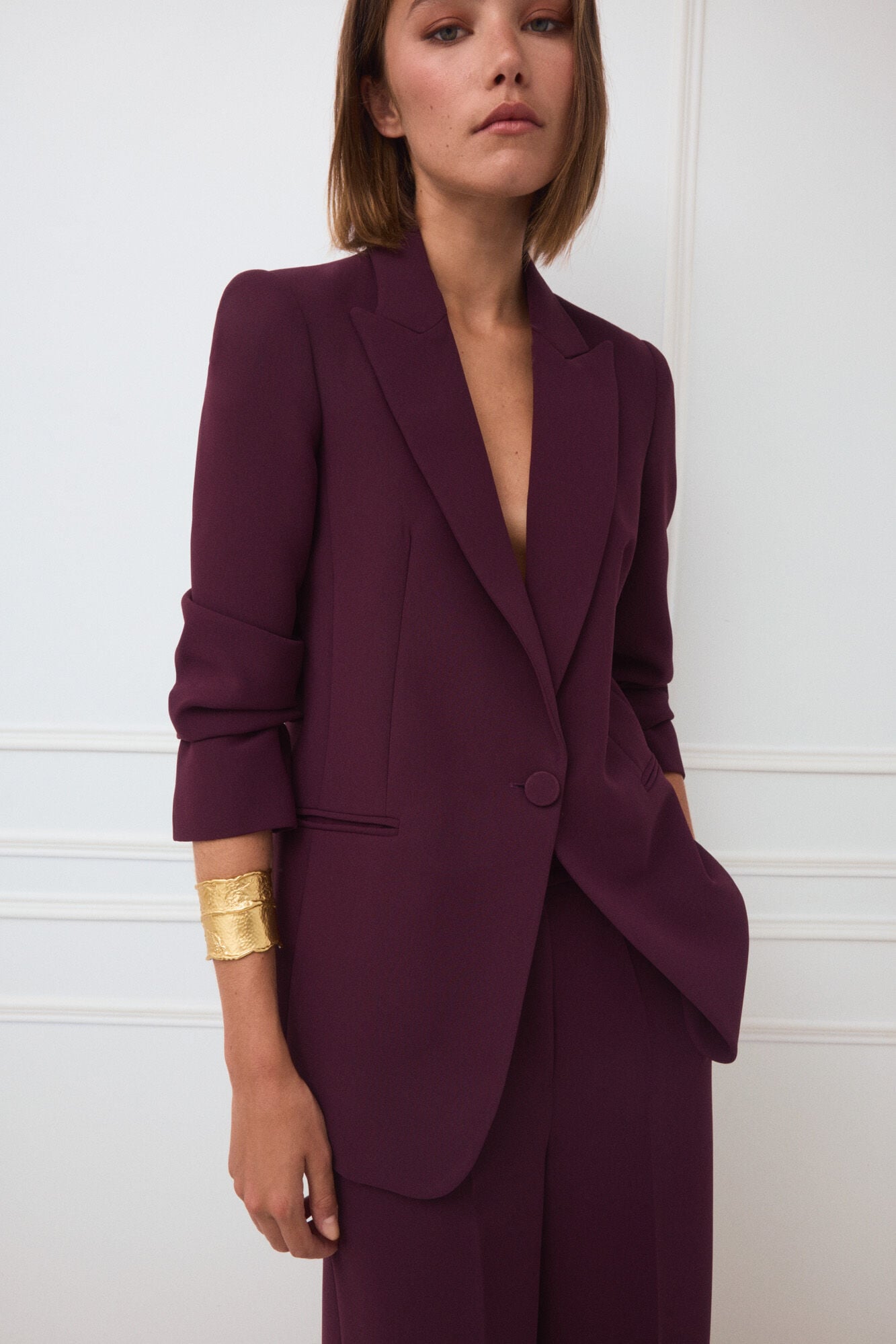 TFP by Tamara Falc&oacute; Fitted blazer