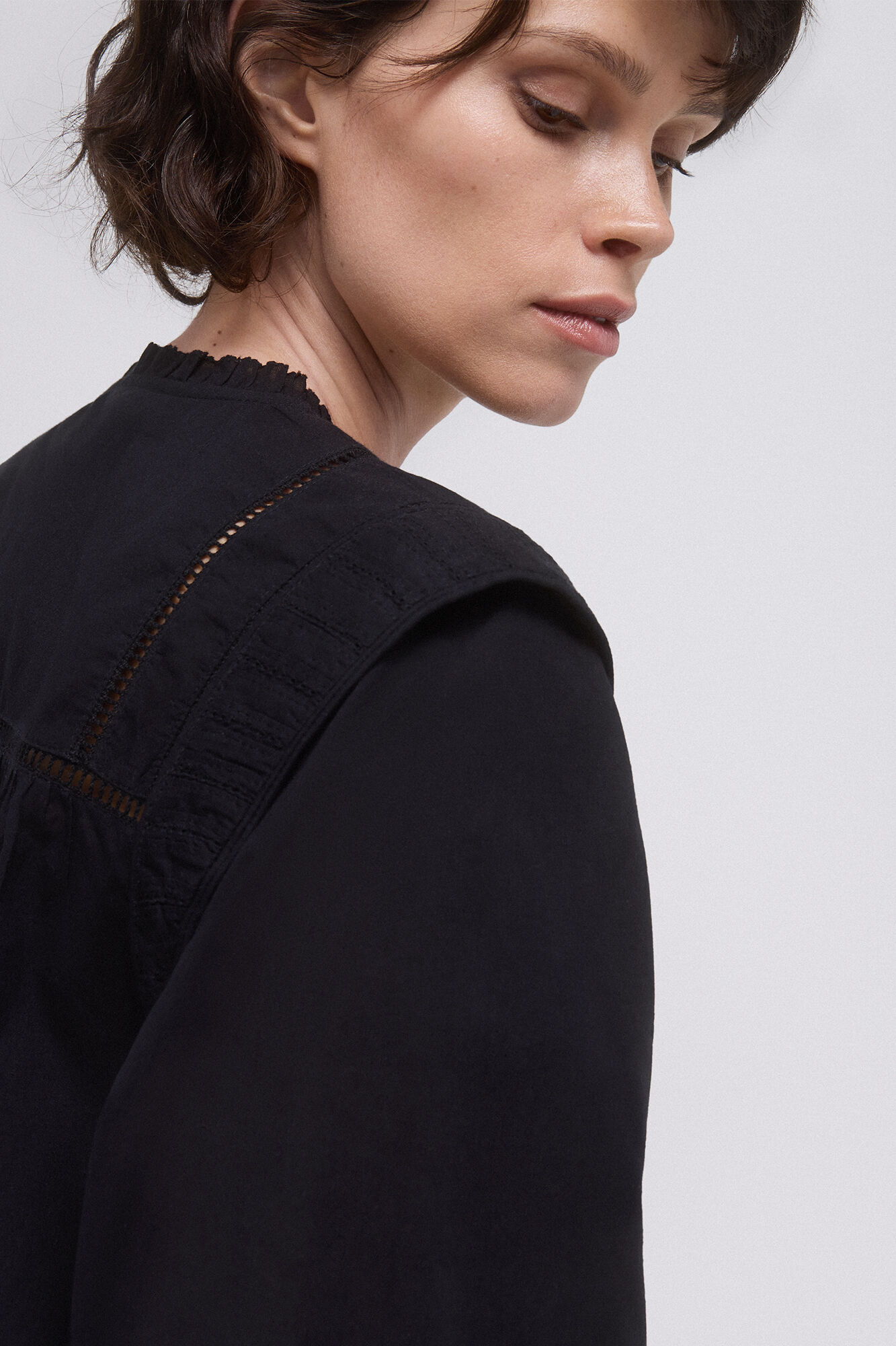 Pedro del Hierro Romantic blouse Black