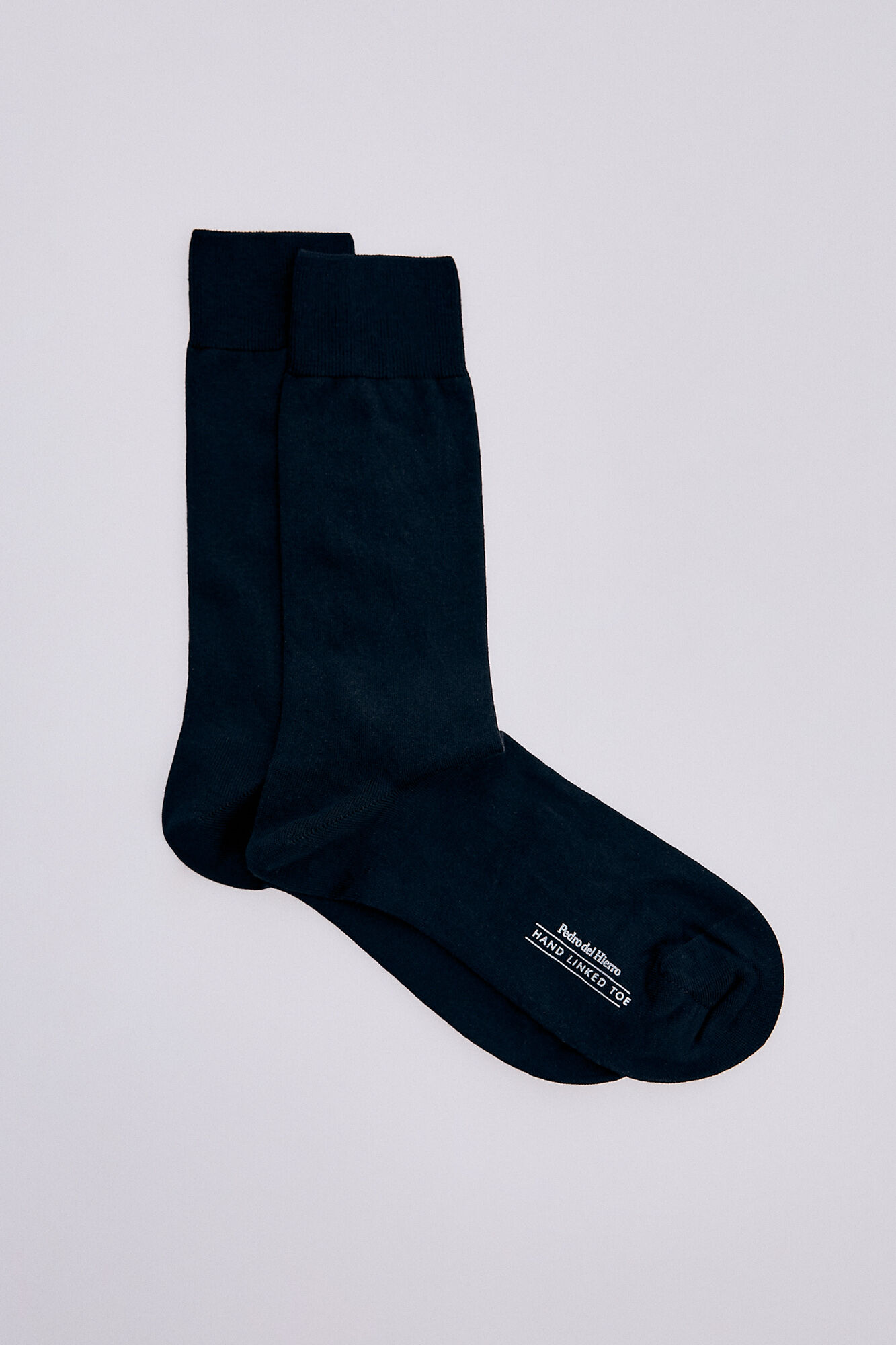 Pedro del Hierro Plain stretch socks Black