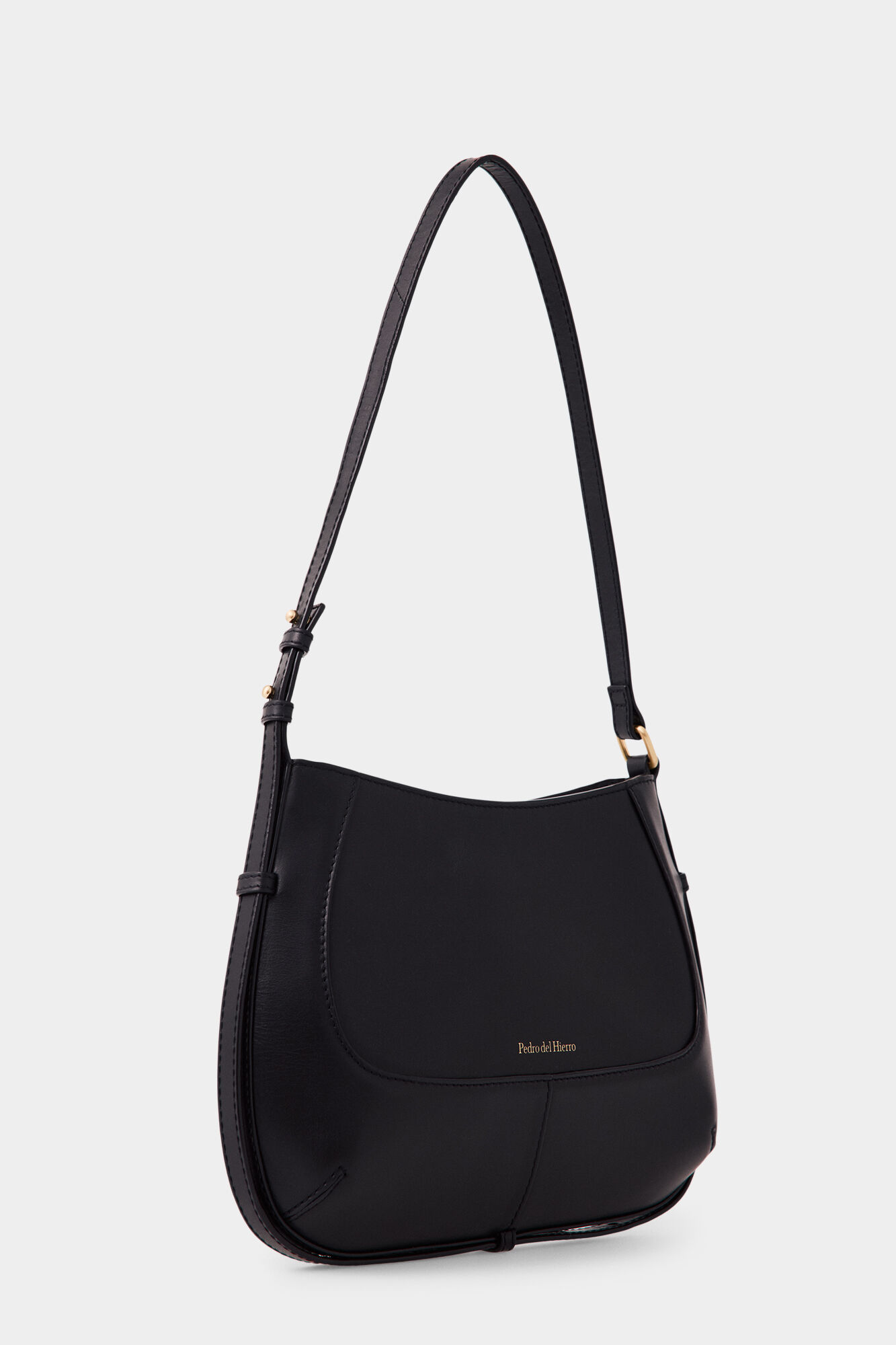 Pedro del Hierro Multiway leather handbag Black