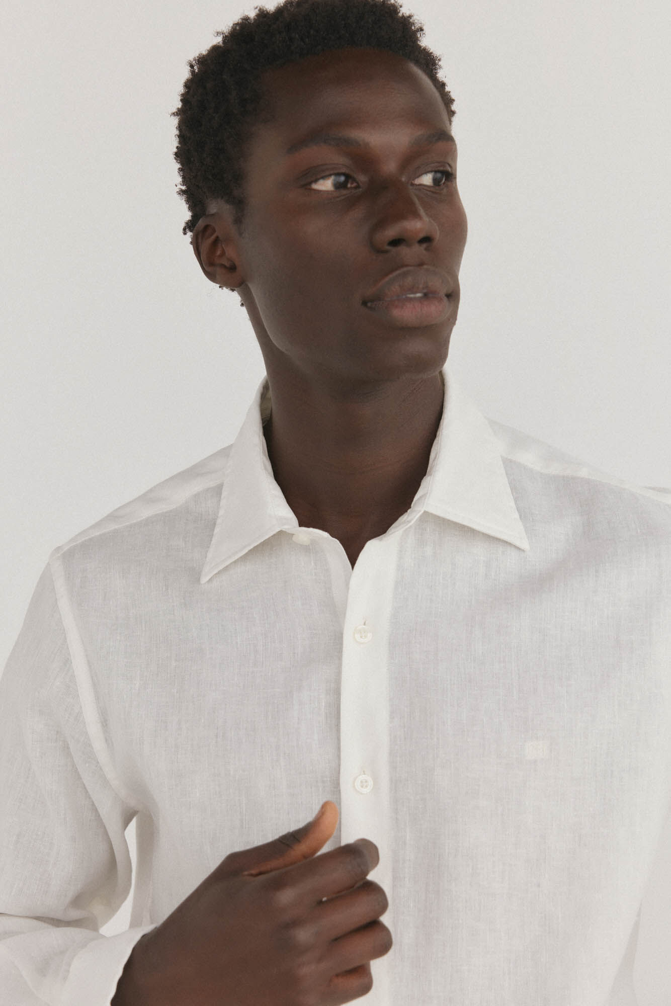 Pedro del Hierro Camisa lisa lino