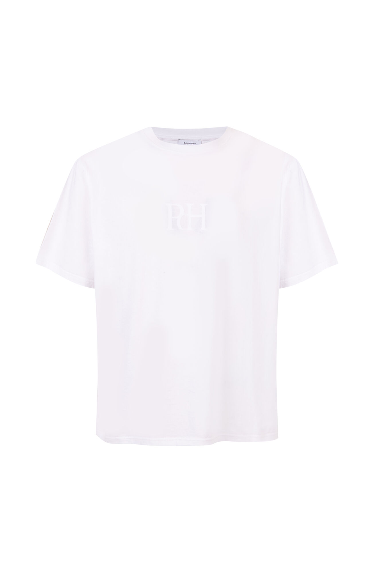 Pedro del Hierro Logo T-shirt Ecru