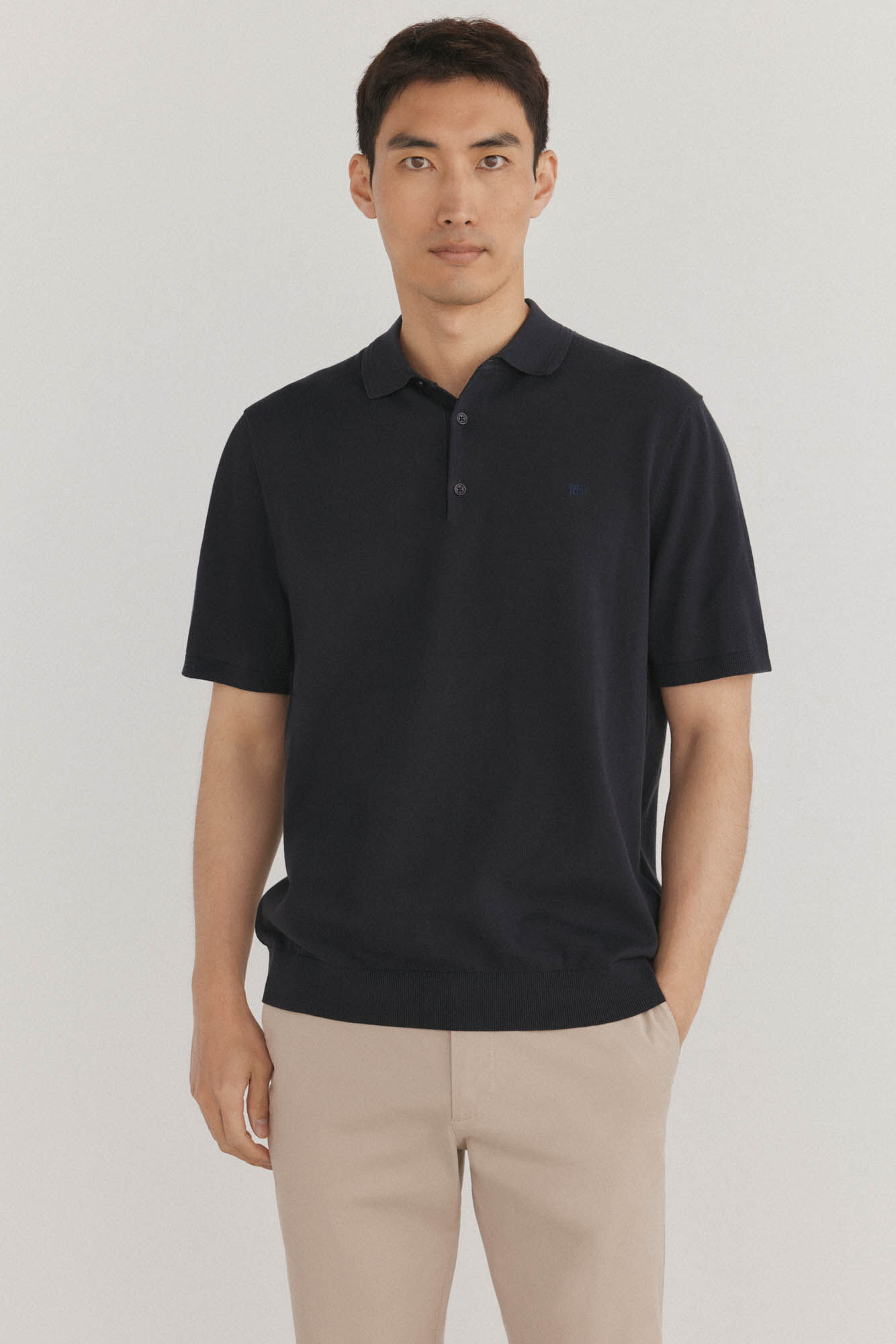 Pedro del Hierro Premium short sleeve cotton polo shirt jersey