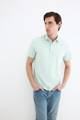 Pedro del Hierro Mercerized polo shirt Green