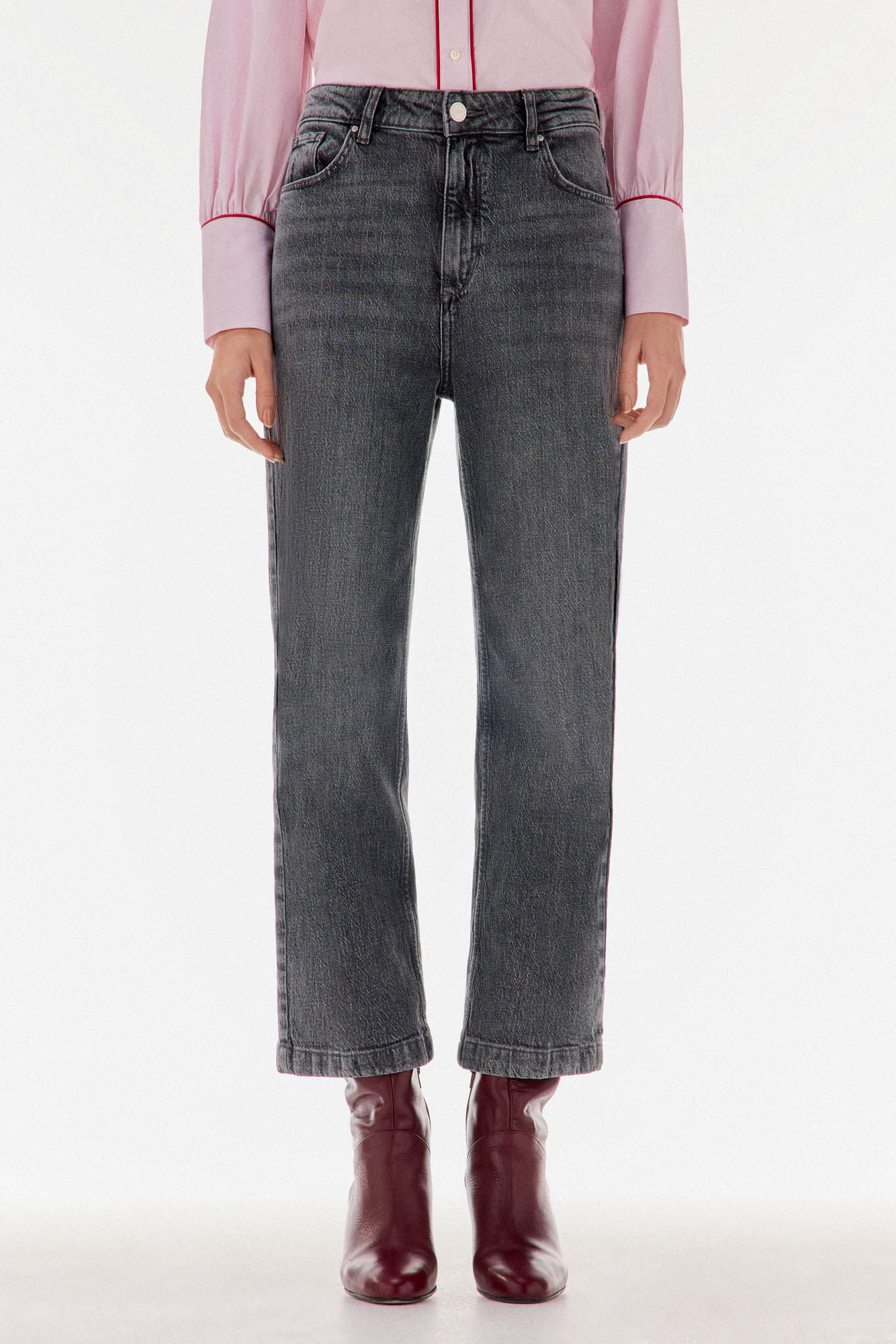 TFP by Tamara Falc&oacute; Wide-leg cropped jeans