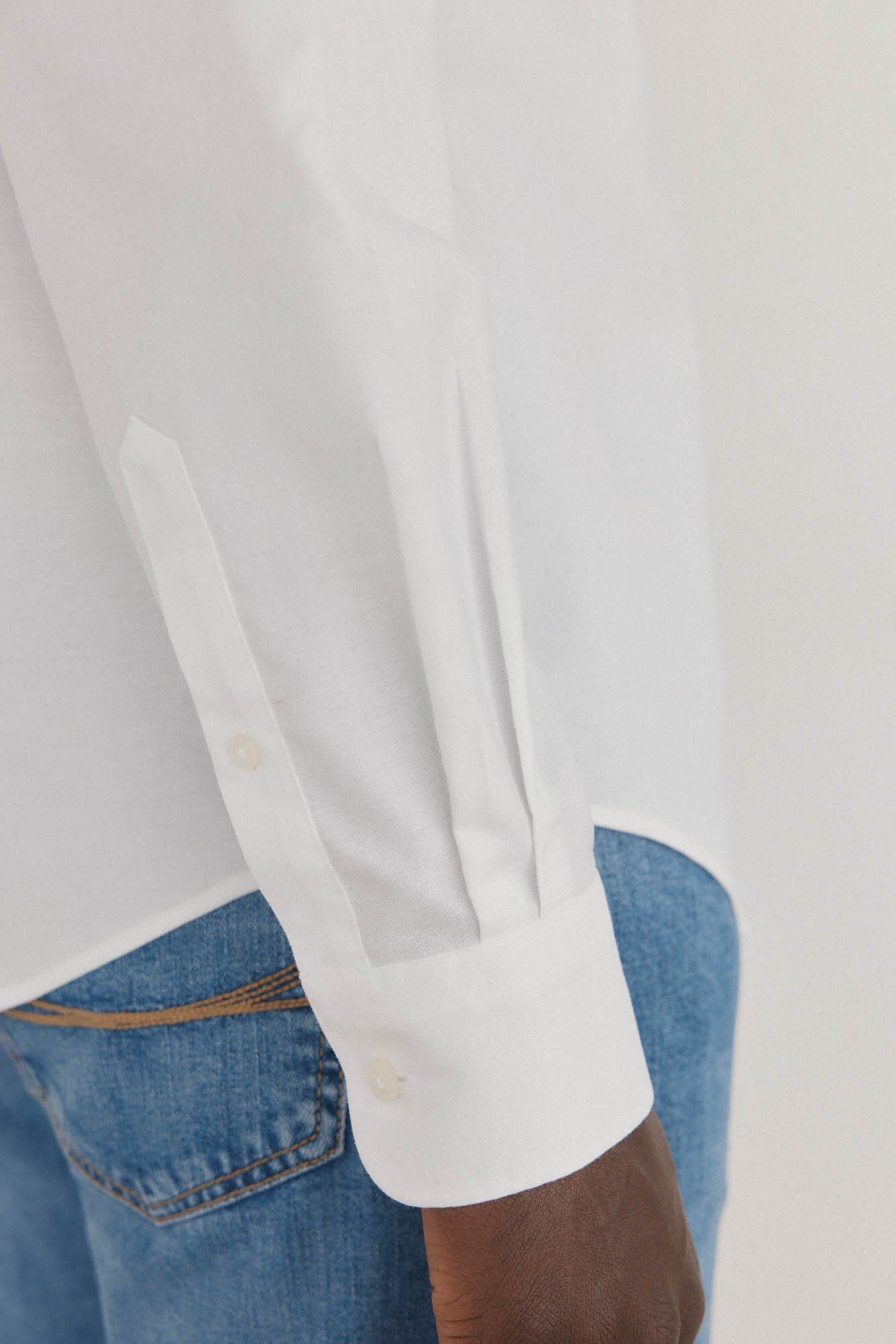 Pedro del Hierro Plain non-iron Oxford shirt White