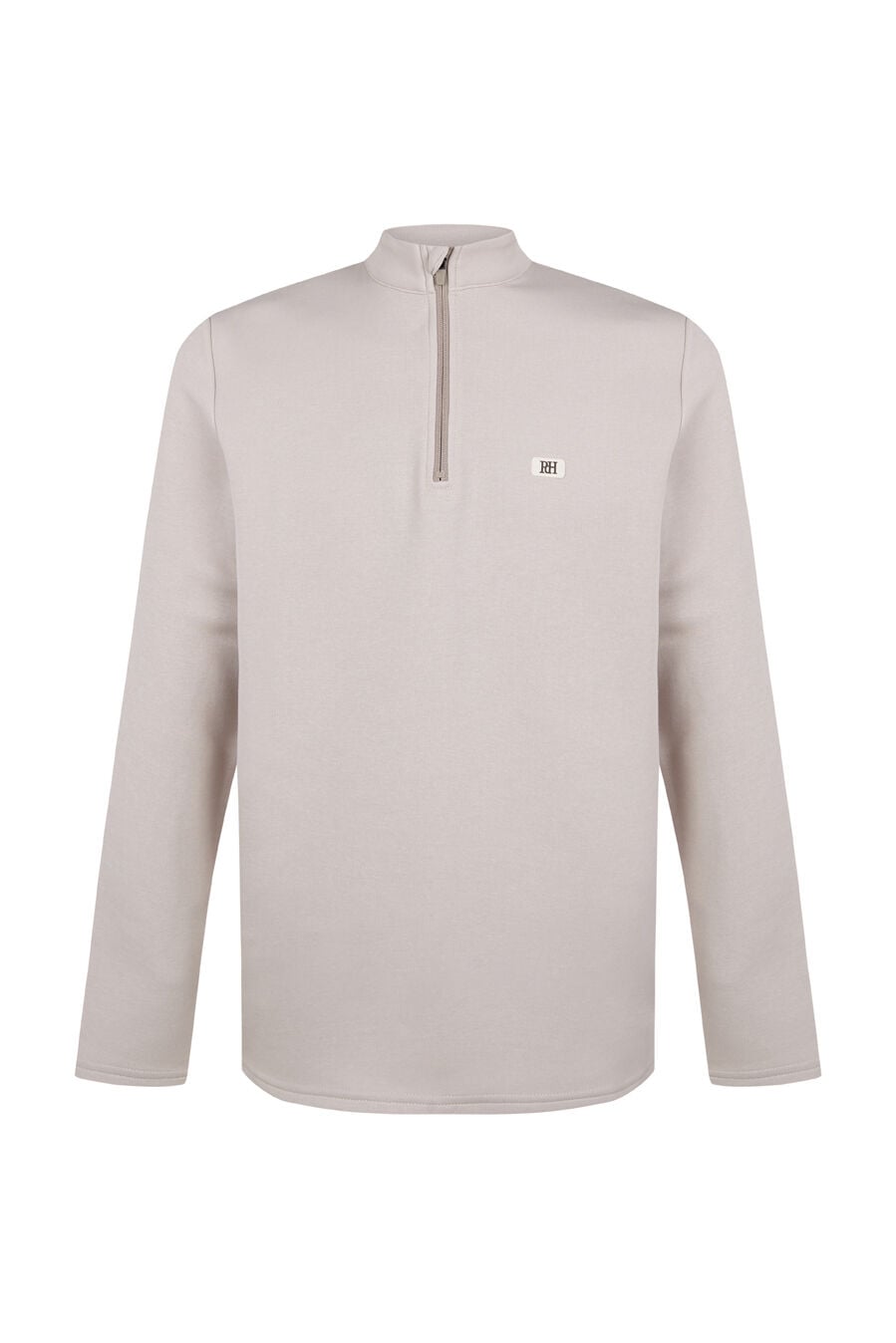 Pedro del Hierro Technical Golf funnel neck sweatshirt Beige