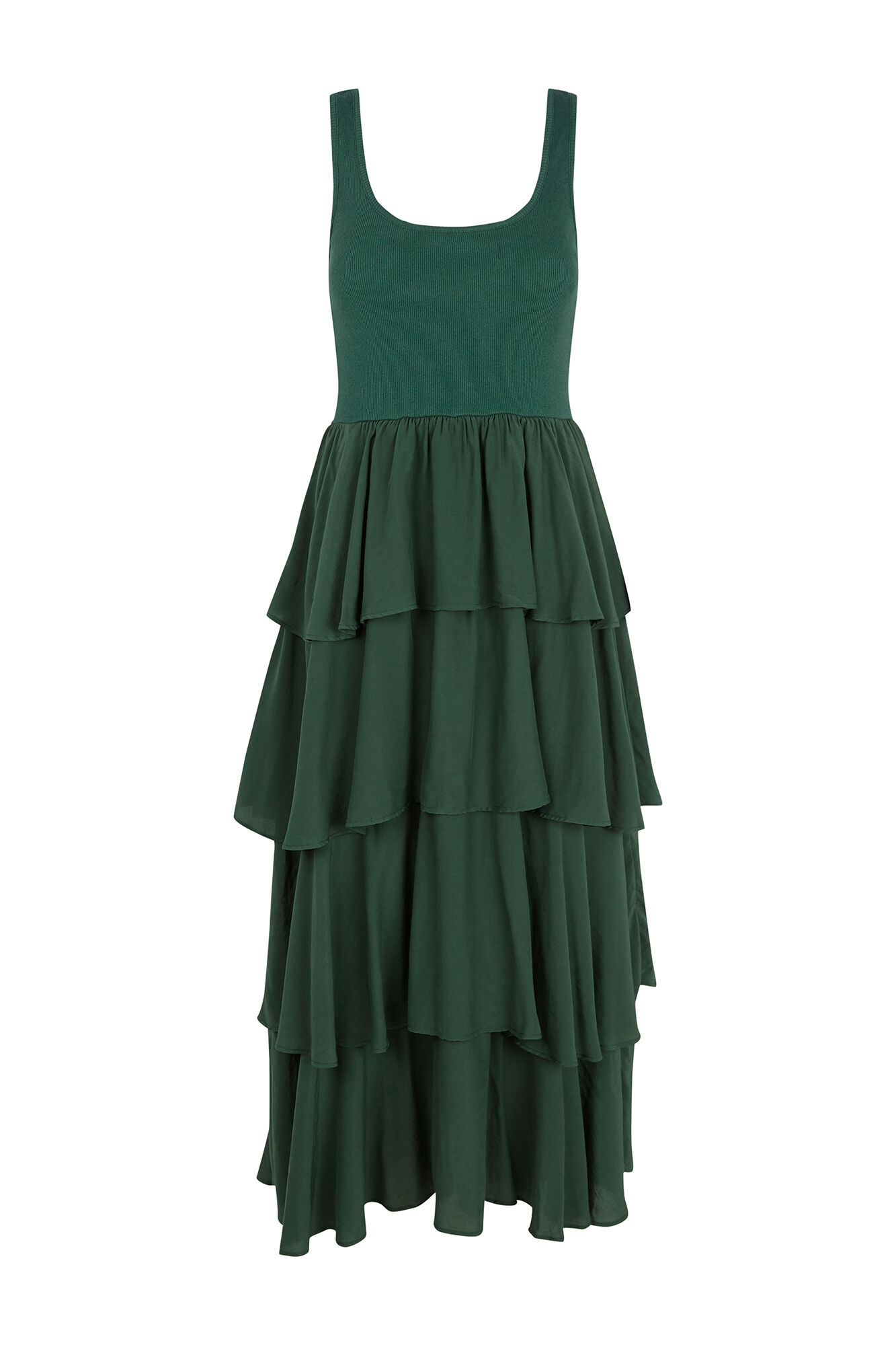 Pedro del Hierro Vestido bailarina Verde