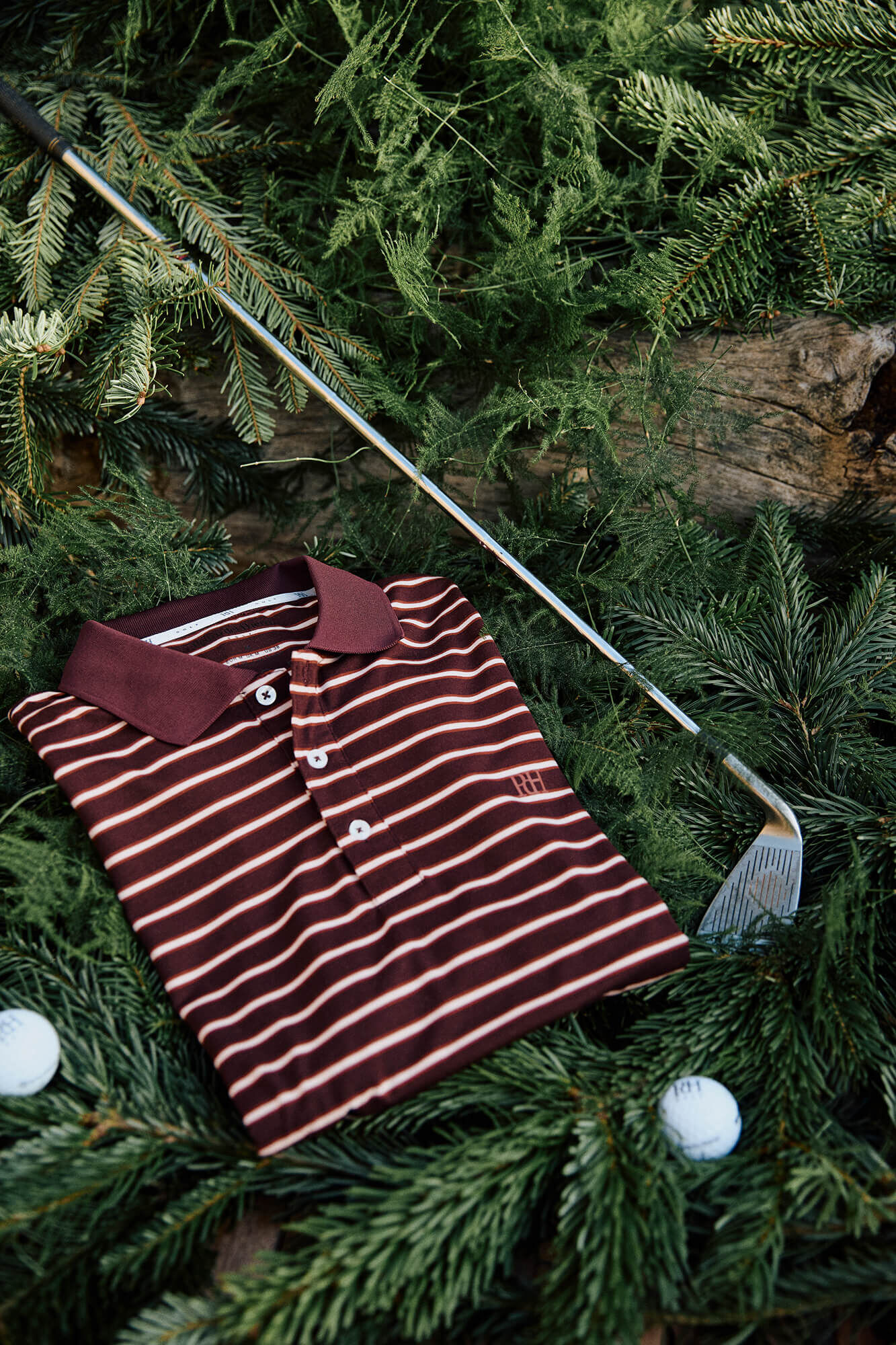 Pedro del Hierro Striped golf polo