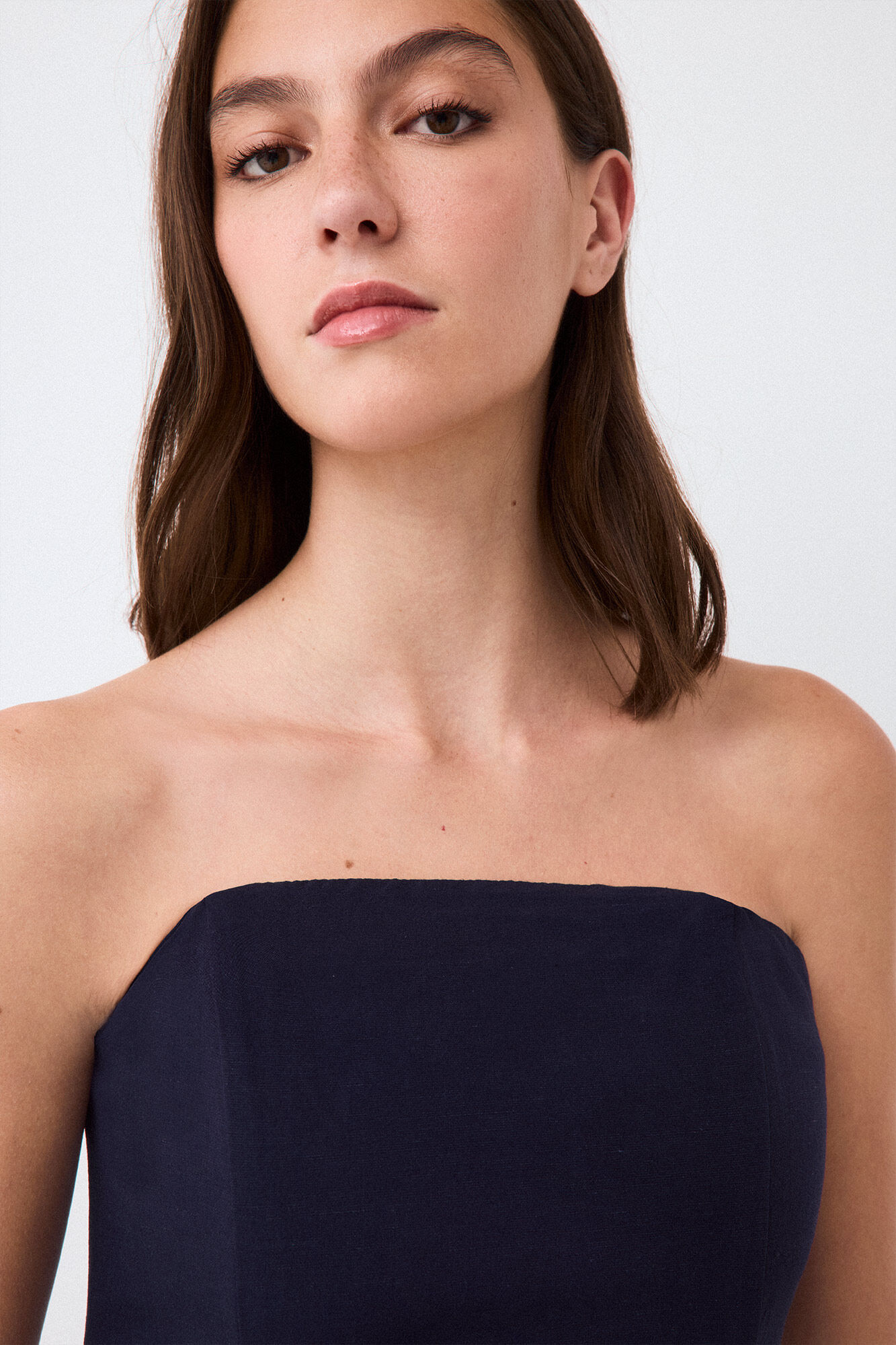 Pedro del Hierro Strapless top Blue