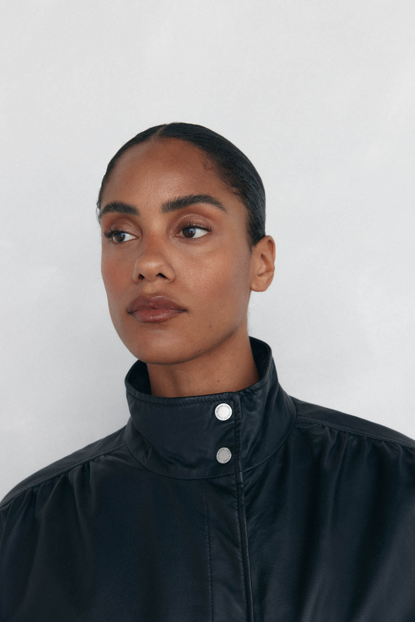 Pedro del Hierro Nappa bomber jacket Black