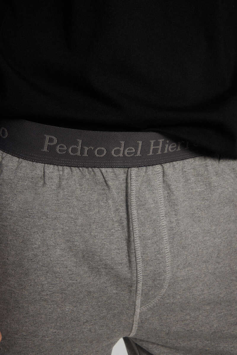 Pedro del Hierro Jersey-knit pyjama set Black