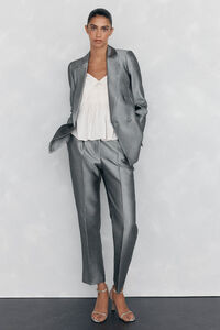 Pedro del Hierro Pantal&oacute;n smart plateado