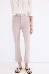 Pedro del Hierro Flare cropped jeans Pink