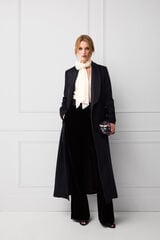 TFP by Tamara Falc&oacute; Double-breasted long coat Black