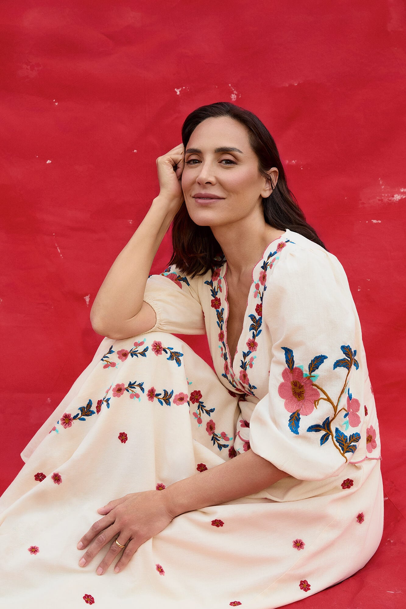 TFP by Tamara Falc&oacute; Vestido bordado