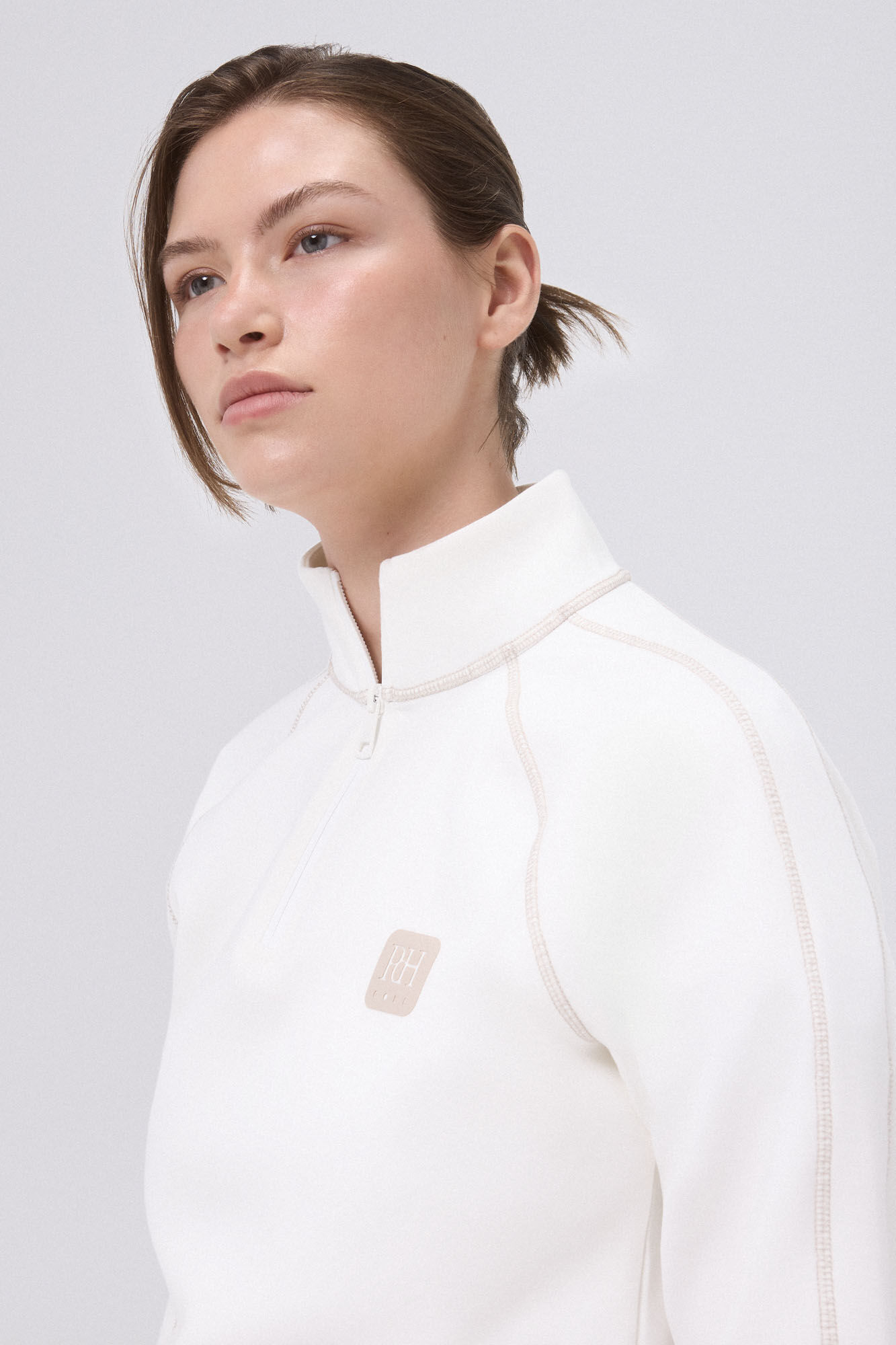 Pedro del Hierro Sudadera soft touch golf Crudo