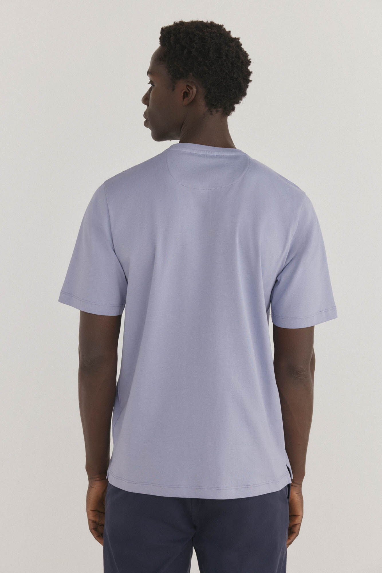 Pedro del Hierro Basic T-shirt Purple
