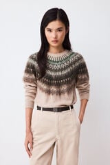 Pedro del Hierro Geometric jacquard jumper Several