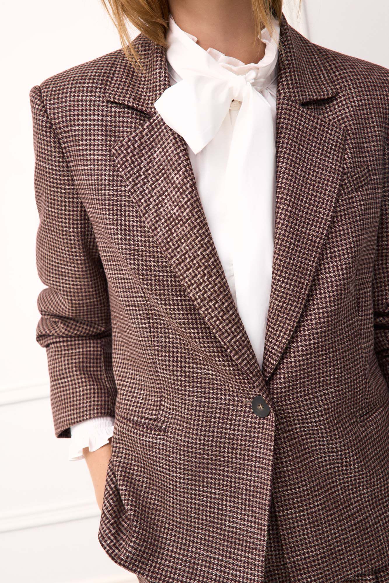 TFP by Tamara Falc&oacute; Checked blazer
