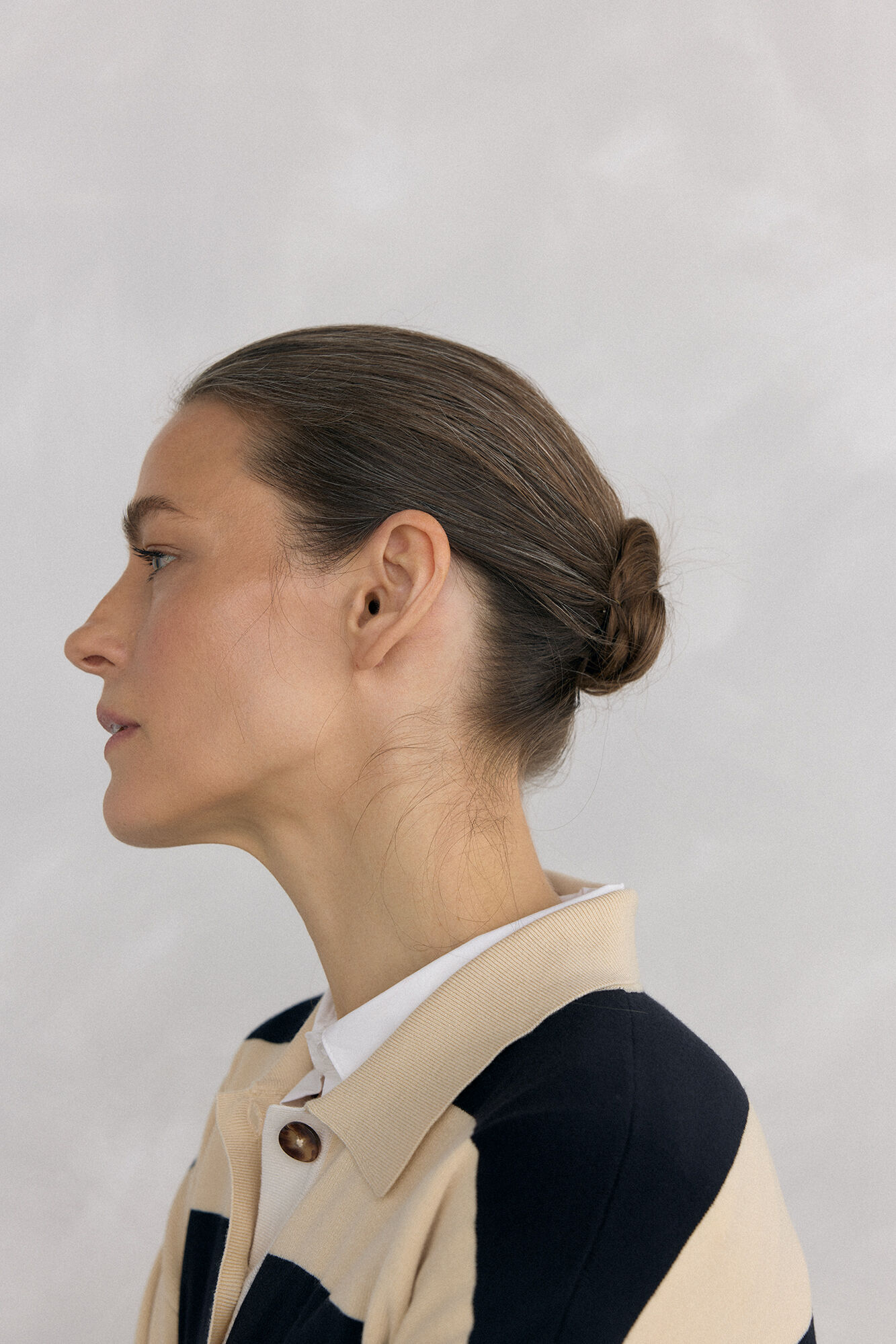 Pedro del Hierro Jersey rayas bicolor cuello polo Black