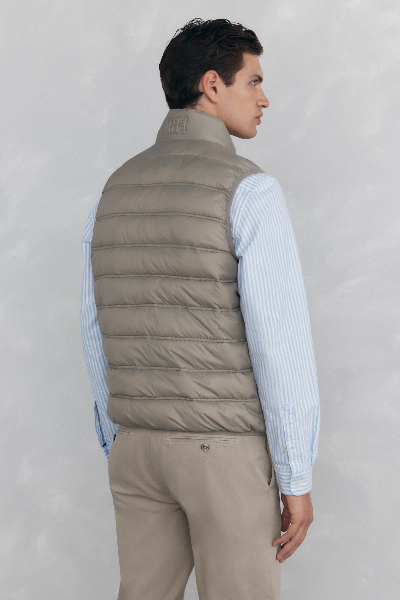 Pedro del Hierro Ultralight gilet  Beige