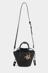 Pedro del Hierro Mini basket bag Black