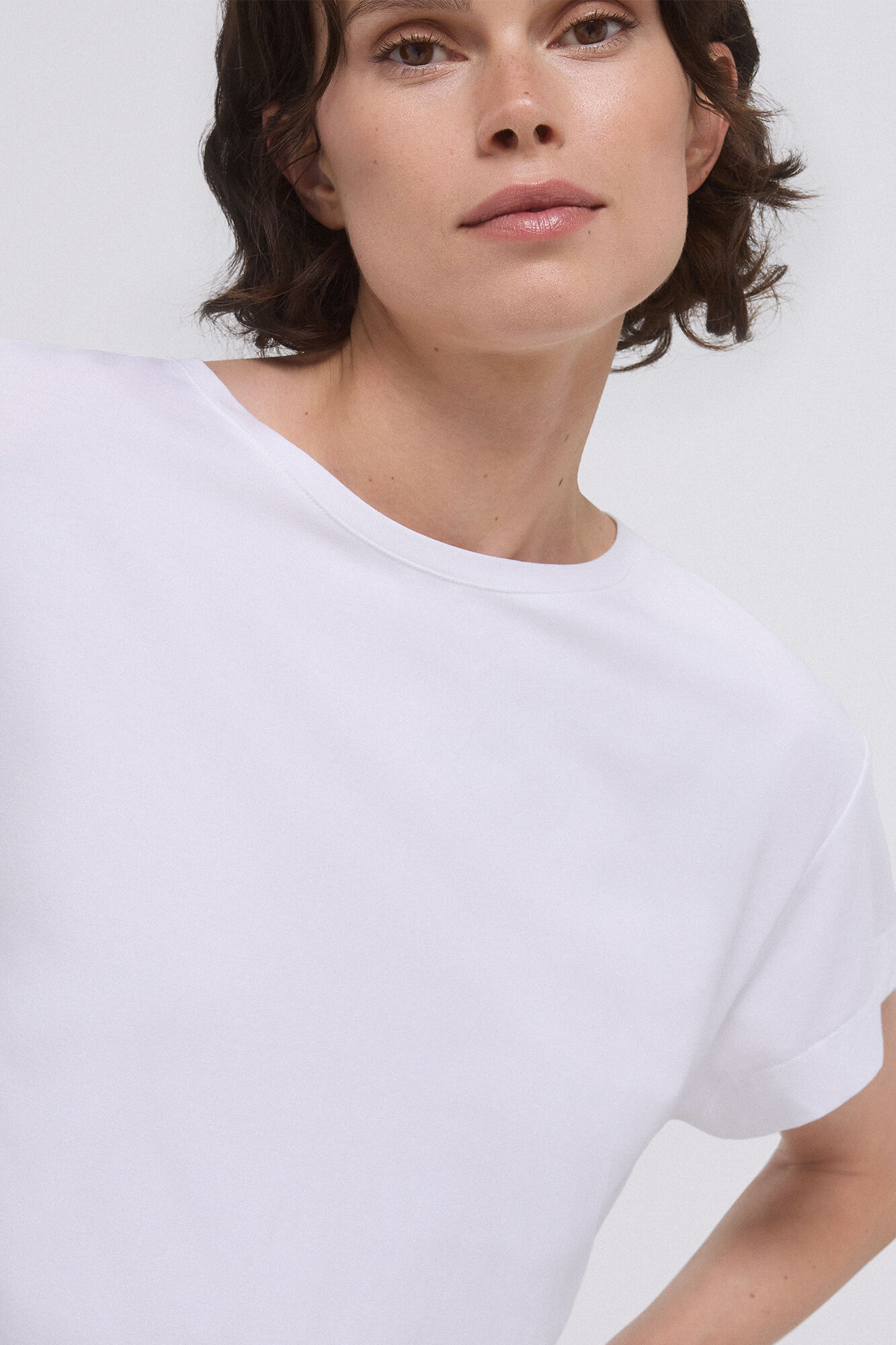 Pedro del Hierro Short-sleeved T-shirt Beige