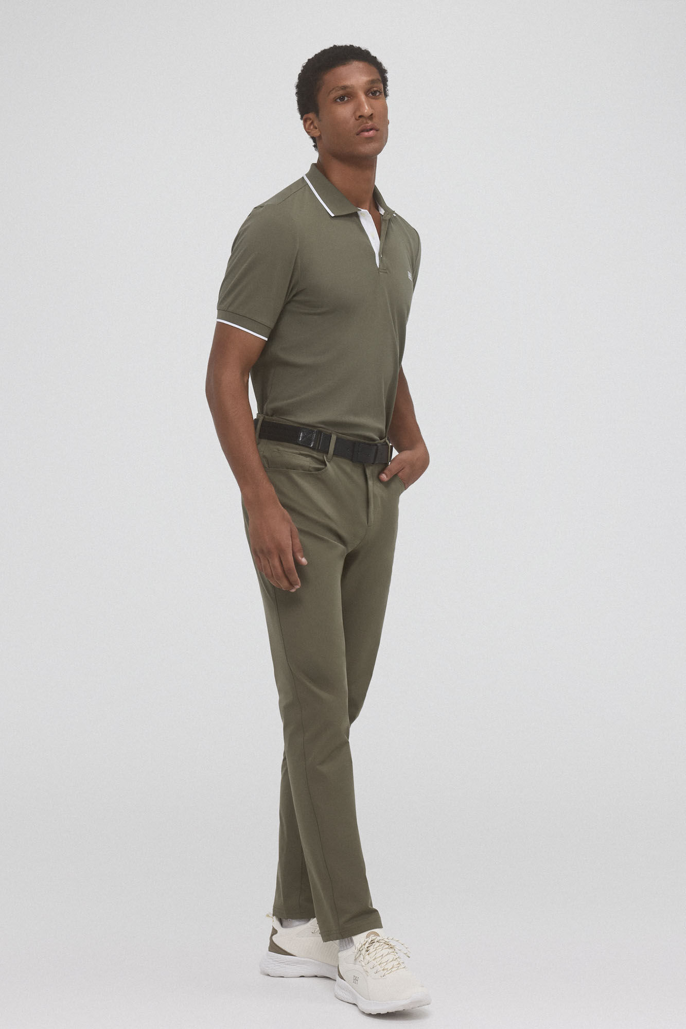 Pedro del Hierro Plain golf polo Green