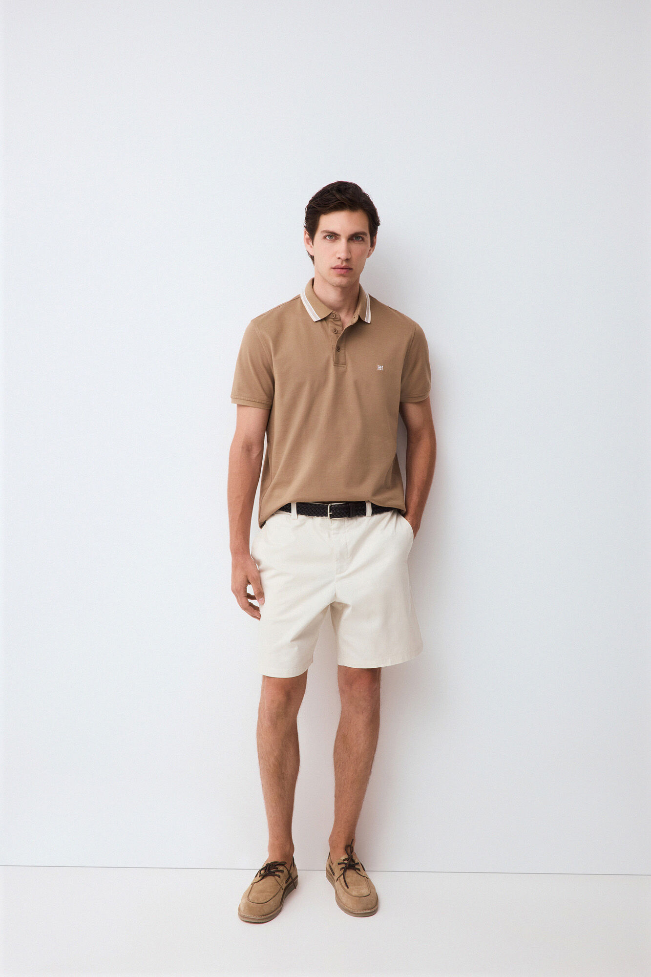 Pedro del Hierro Fancy collared polo shirt