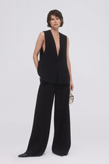 Pedro del Hierro Wide-leg trousers Black