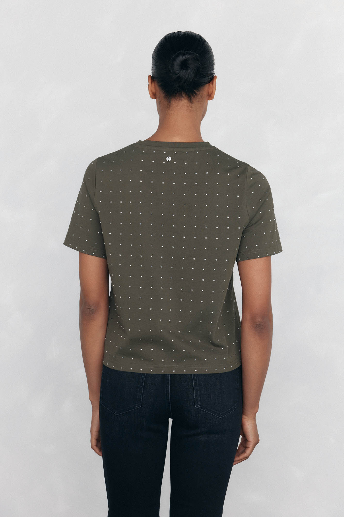 Pedro del Hierro Mini studded t-shirt Green