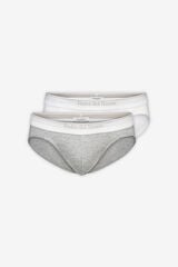 Pedro del Hierro Pack 2 slip punto Blanco